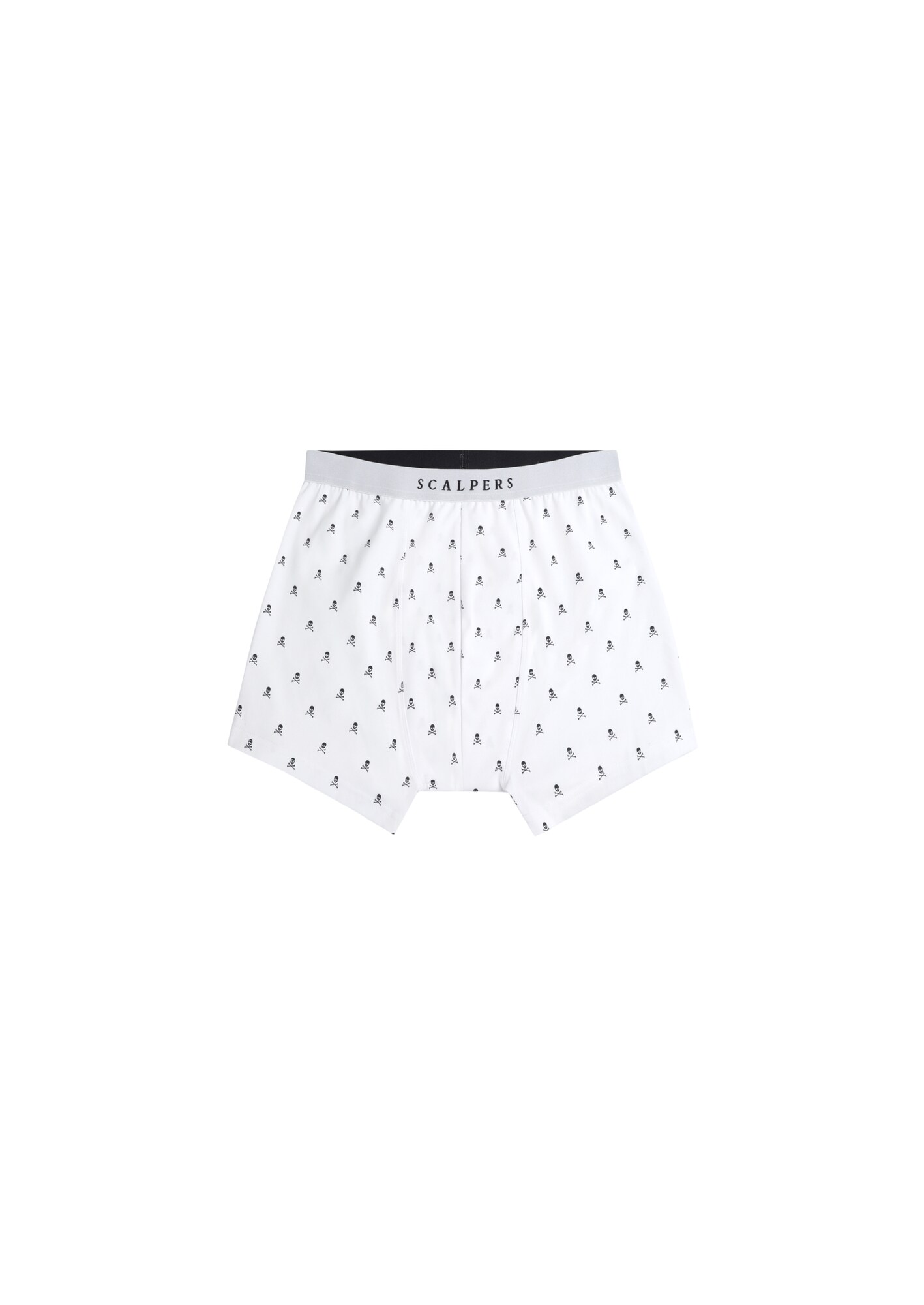 Scalpers Boxeri Just Skull  negru / alb