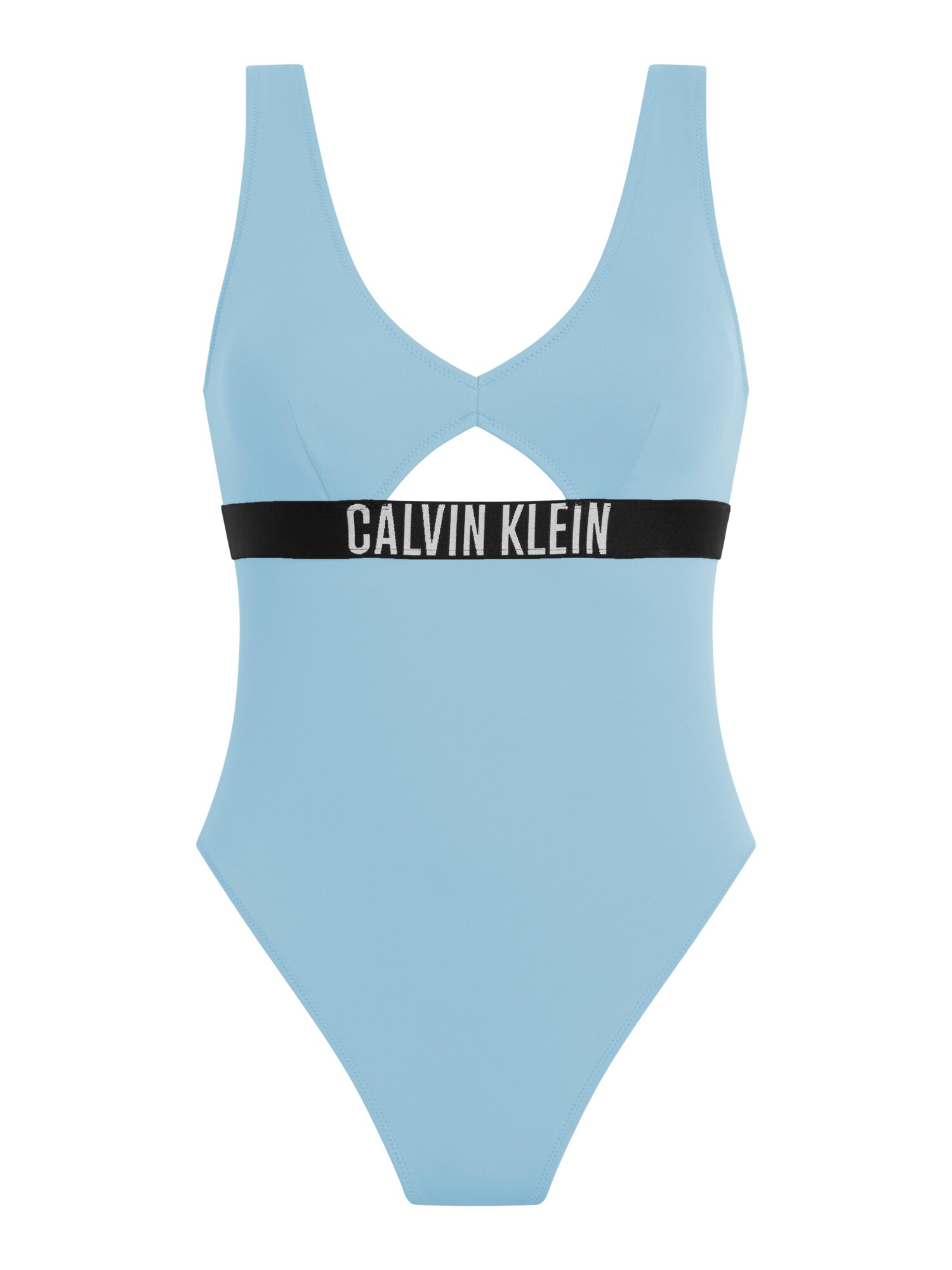 Calvin Klein Swimwear Fürdőruhák 'ONE PIECE'  világoskék / fekete / fehér akciós termékkép 1