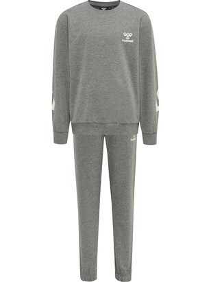 Hummel Joggingpak Grijs gemêleerd