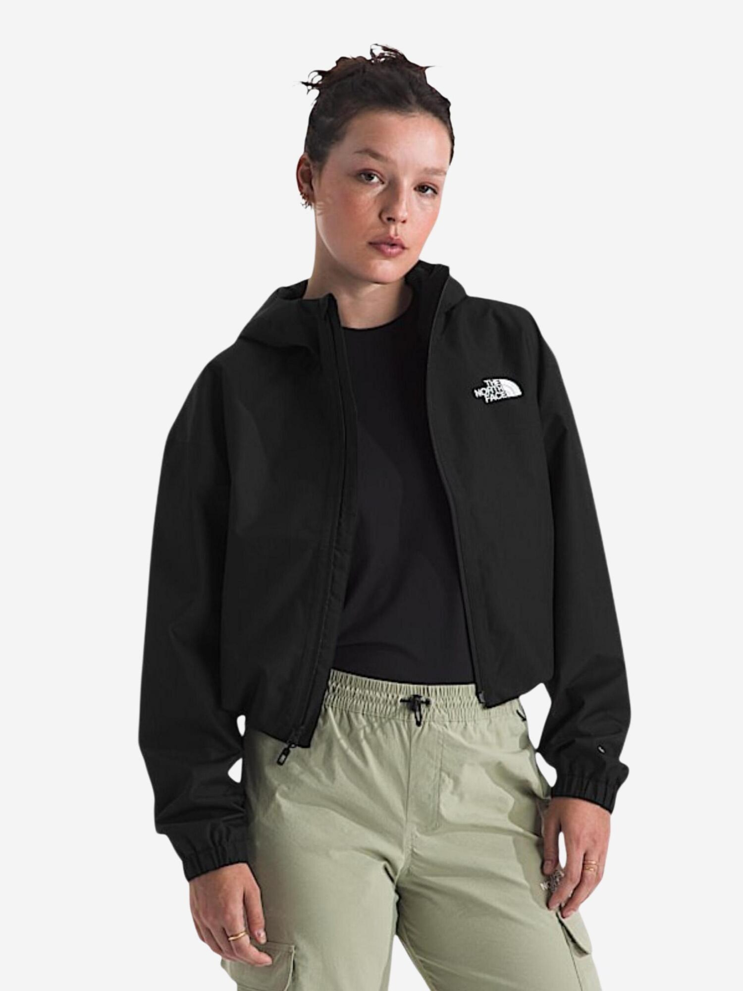 THE NORTH FACE Chaqueta de montaña 'QUEST'  negro / blanco – imagen 10
