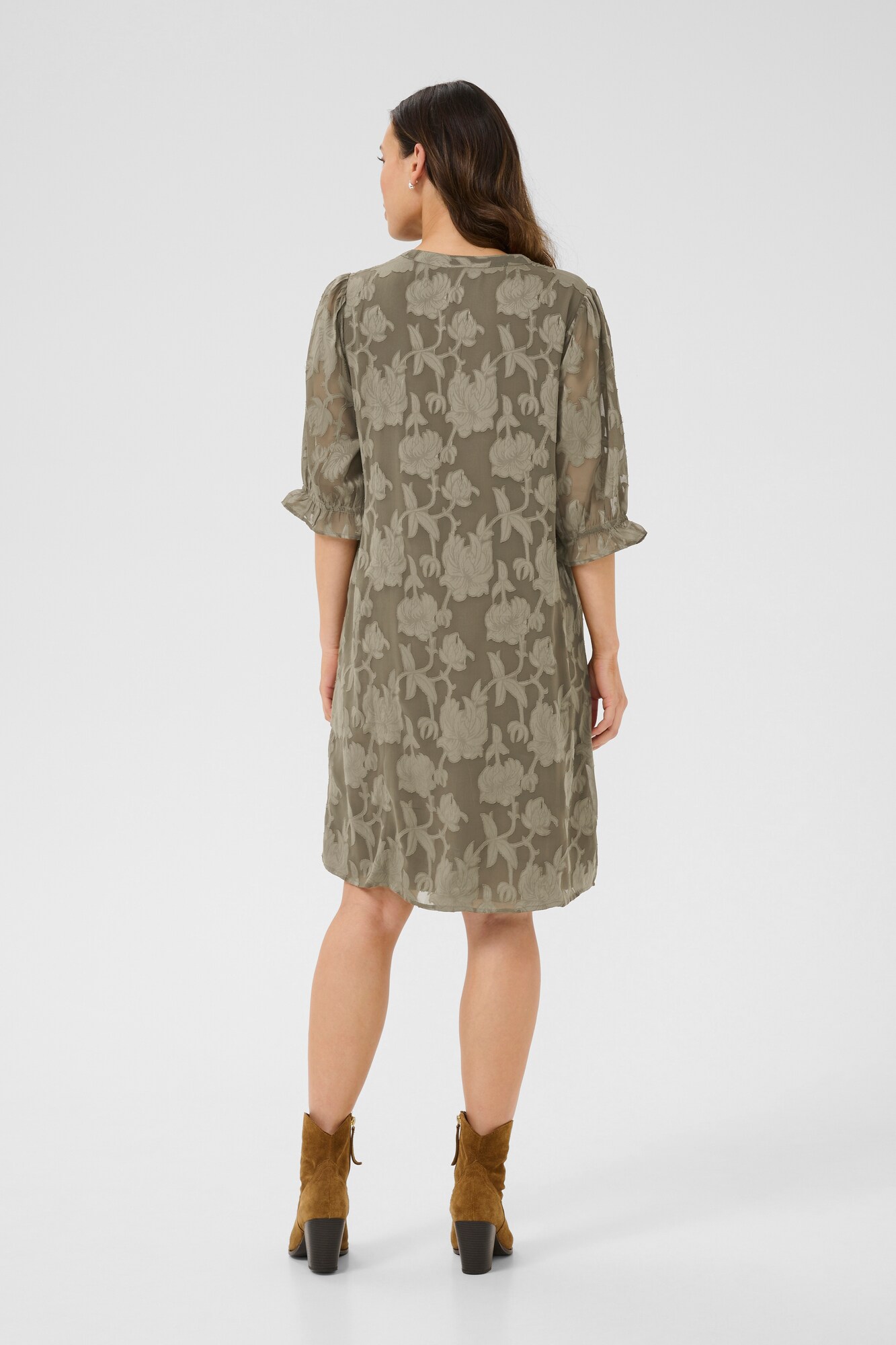 Thumbnail - Cream Kleid Yana