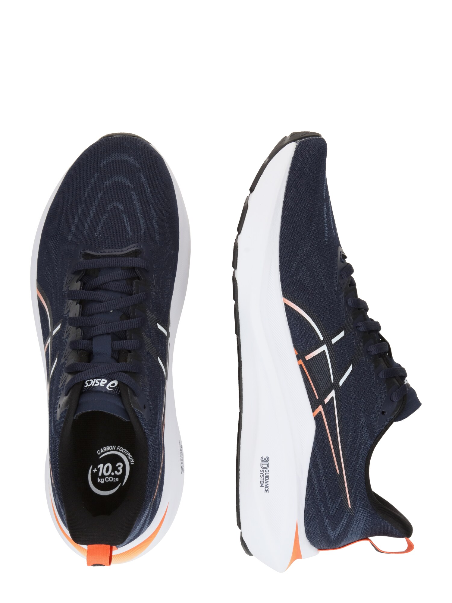 ASICS Futócipők 'GT-2000 13'  tengerészkék / narancs / fekete / fehér termék 2. képe
