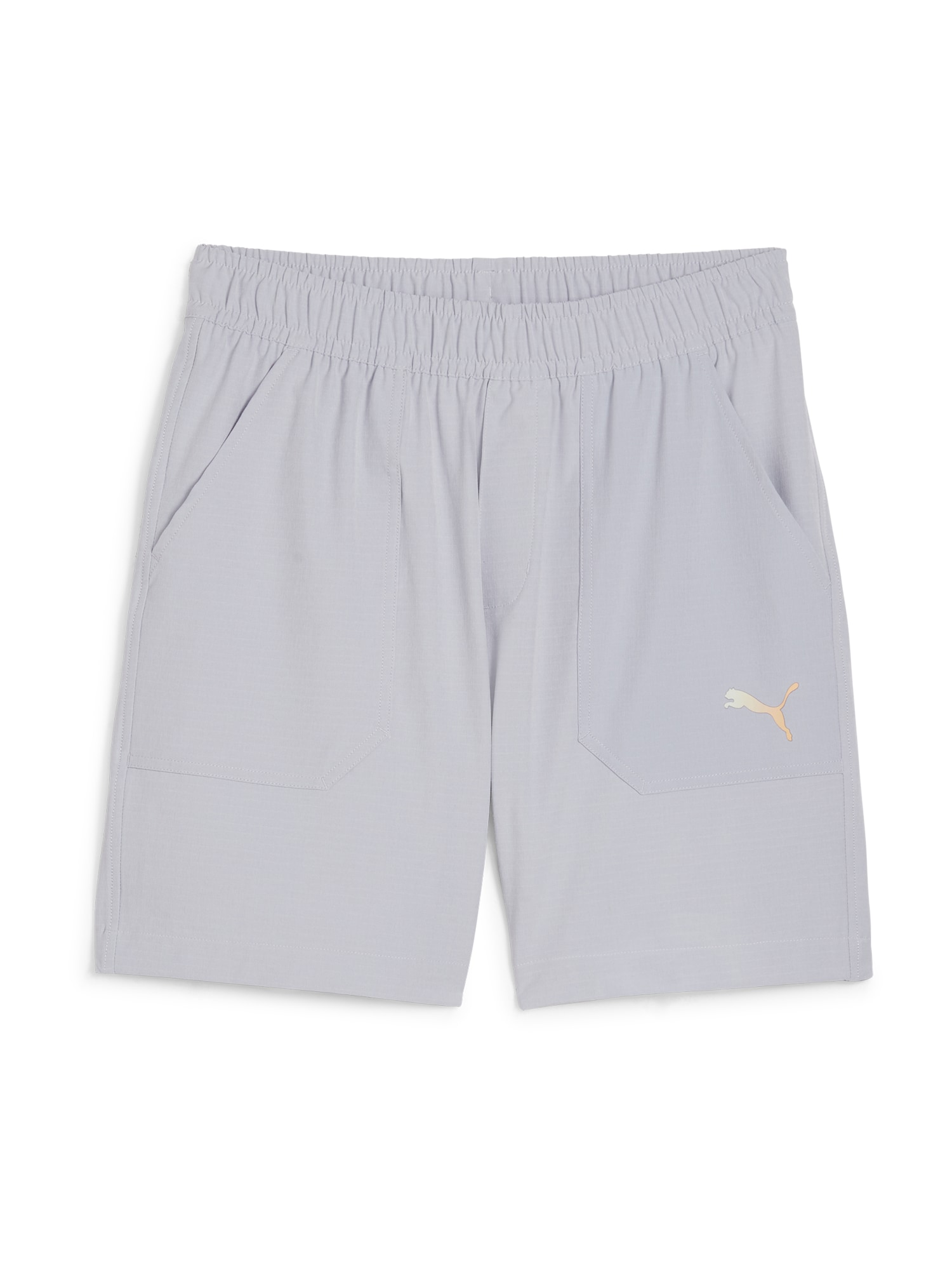 PUMA Športové nohavice 'Concept 8'  sivá / svetlooranžová / biela