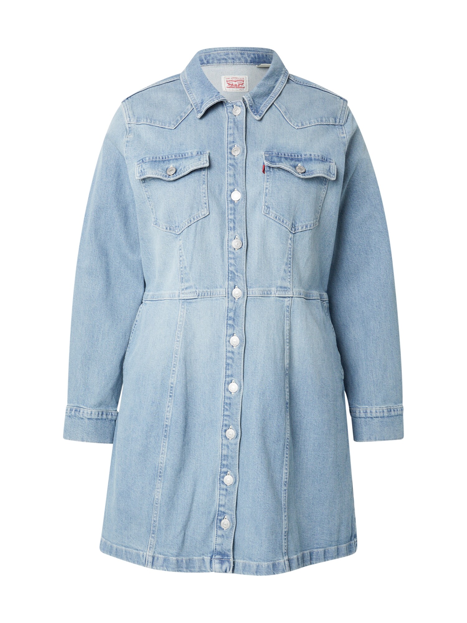 Levi's® Plus Ingruhák '318™ Shaping Wide Leg Jeans '  kék farmer akciós termékkép 1
