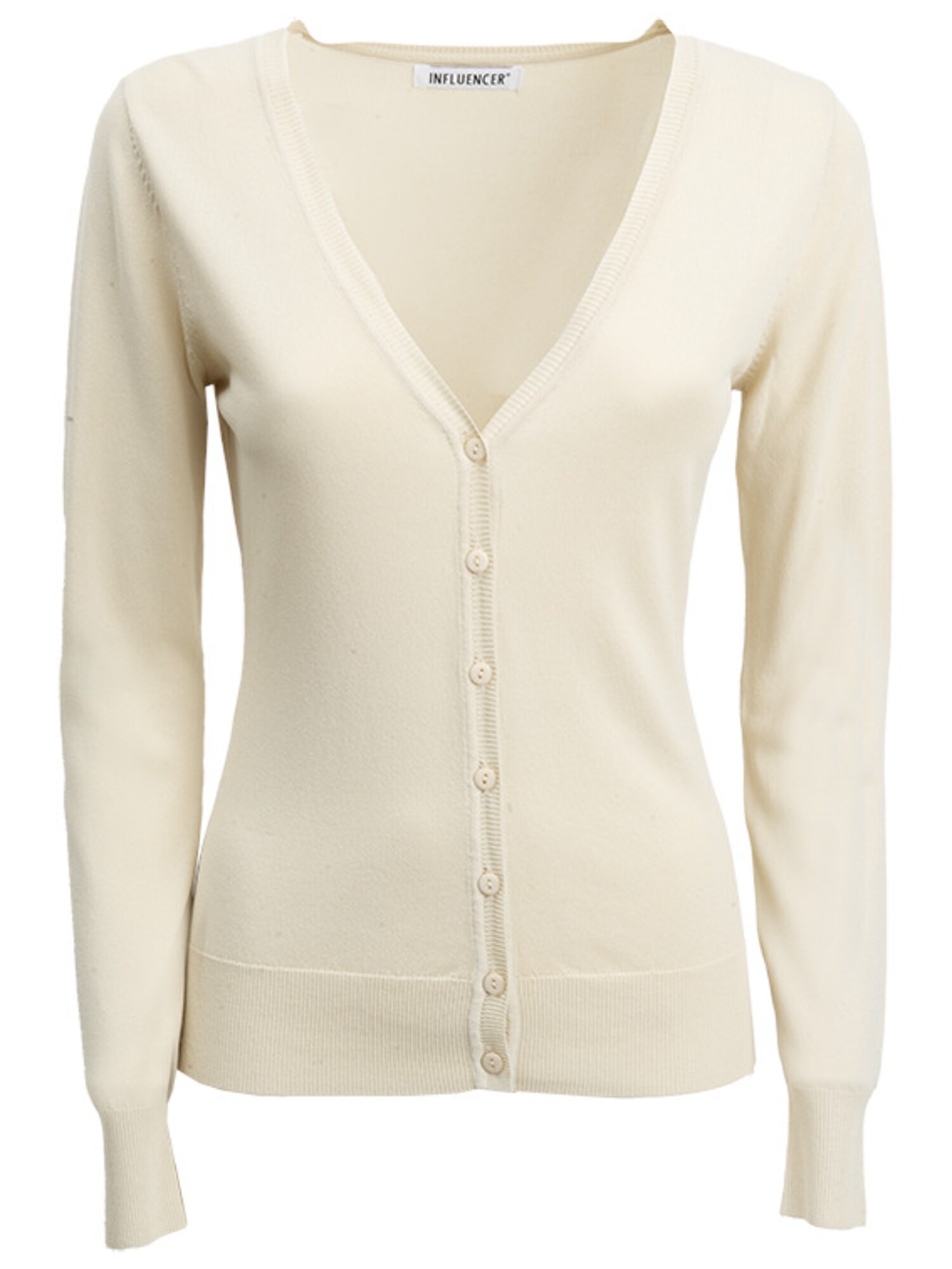 Influencer Geacă tricotată  bej