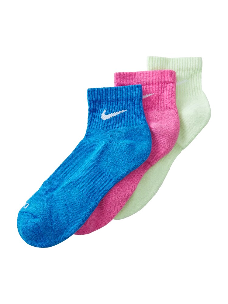 NIKE Sportsocken 'Everyday Plus' Herren Größe 42/46 blau / hellgrün / pink / weiß