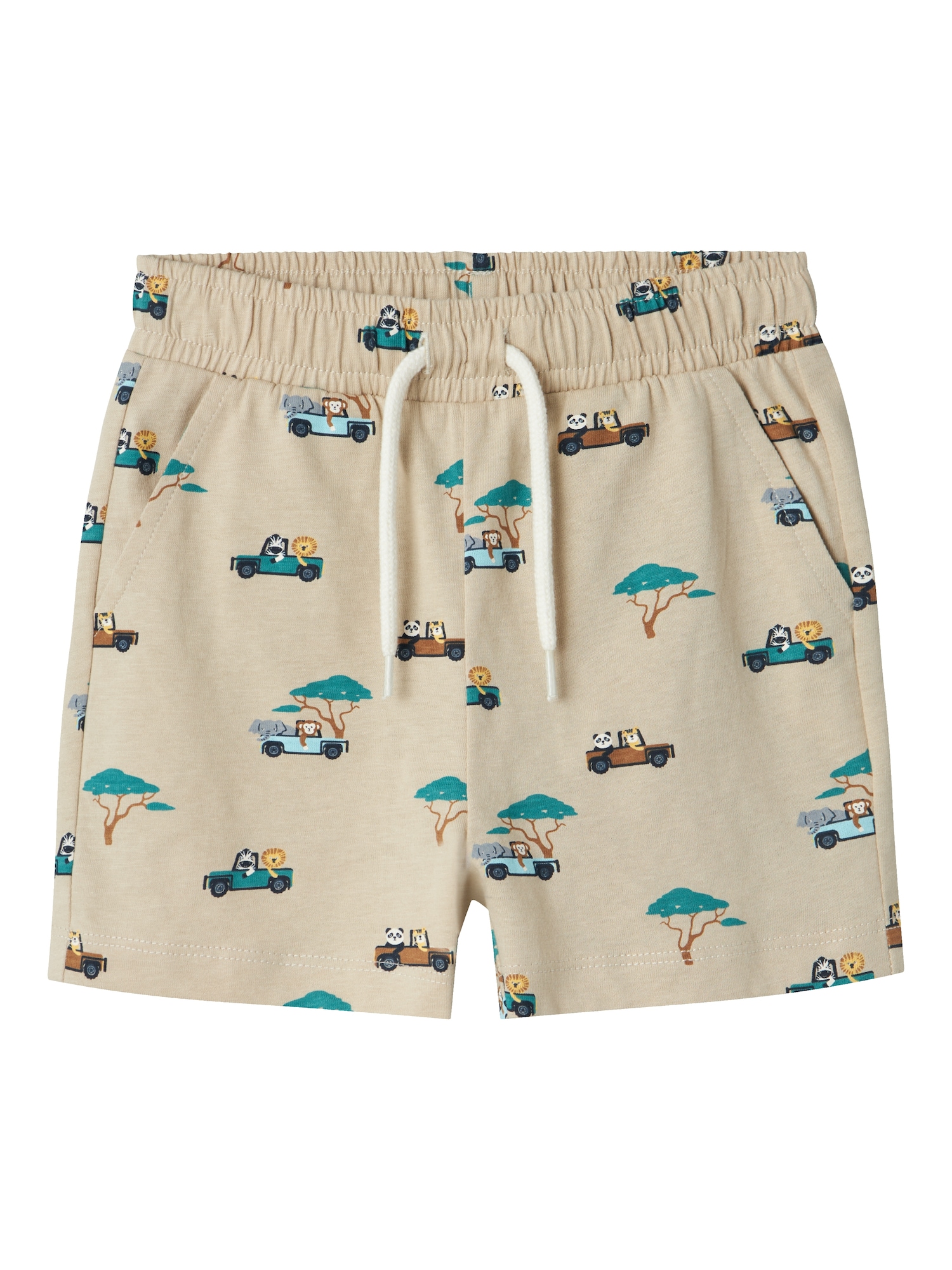 NAME IT Pantaloni NMMJivan  albastru deschis / maro / grej / verde petrol