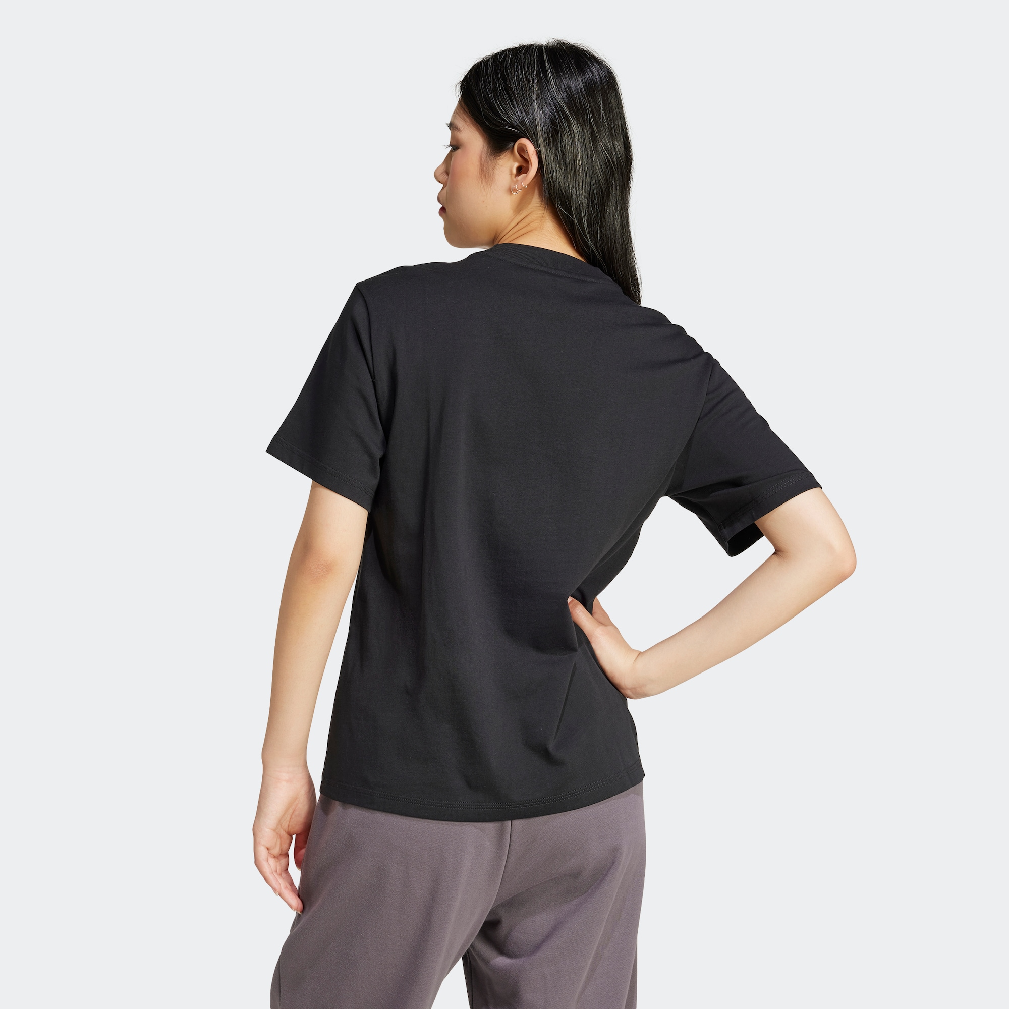 ADIDAS SPORTSWEAR Tricou funcțional  negru / alb