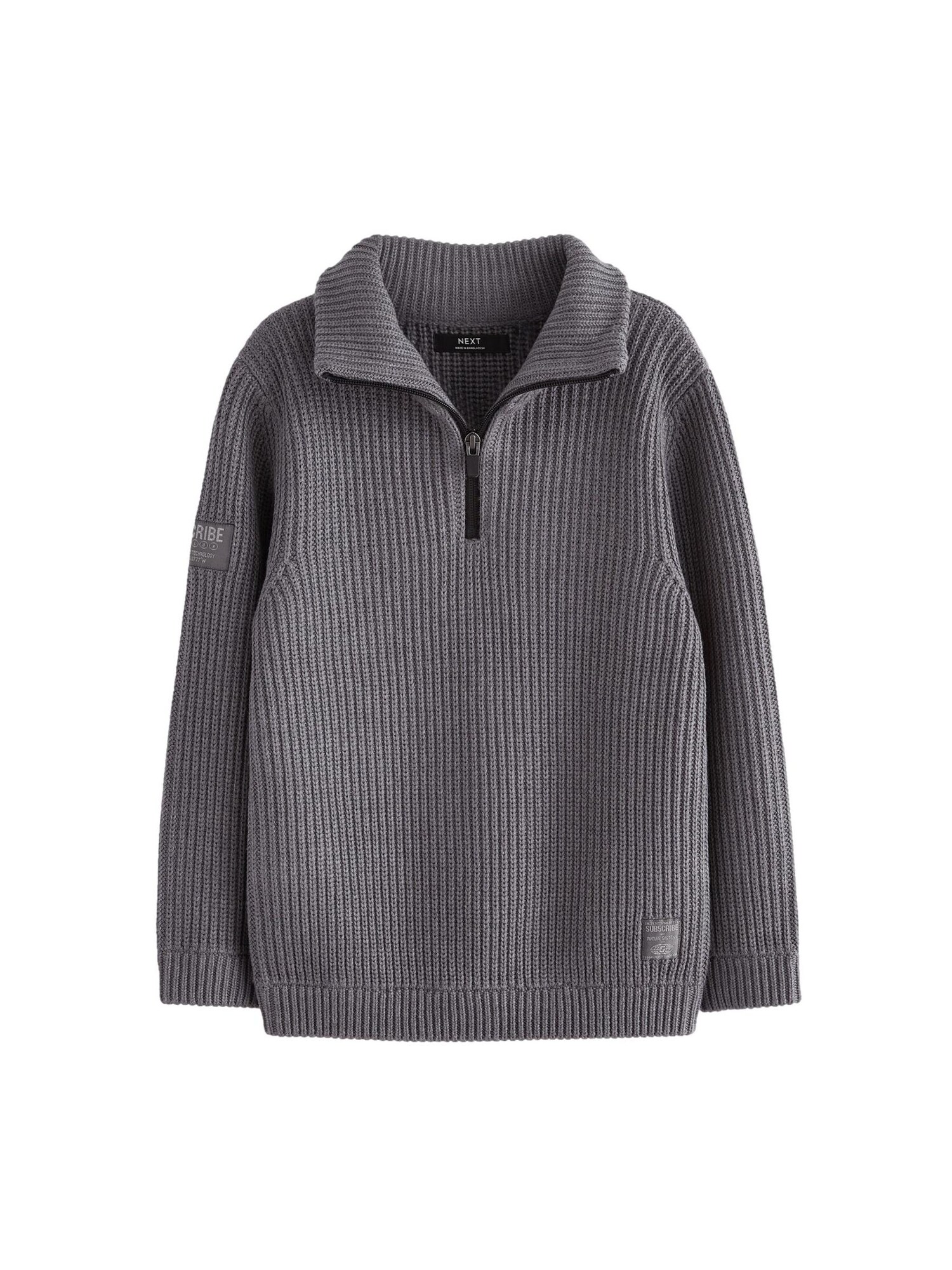 Next Pulover  gri / negru