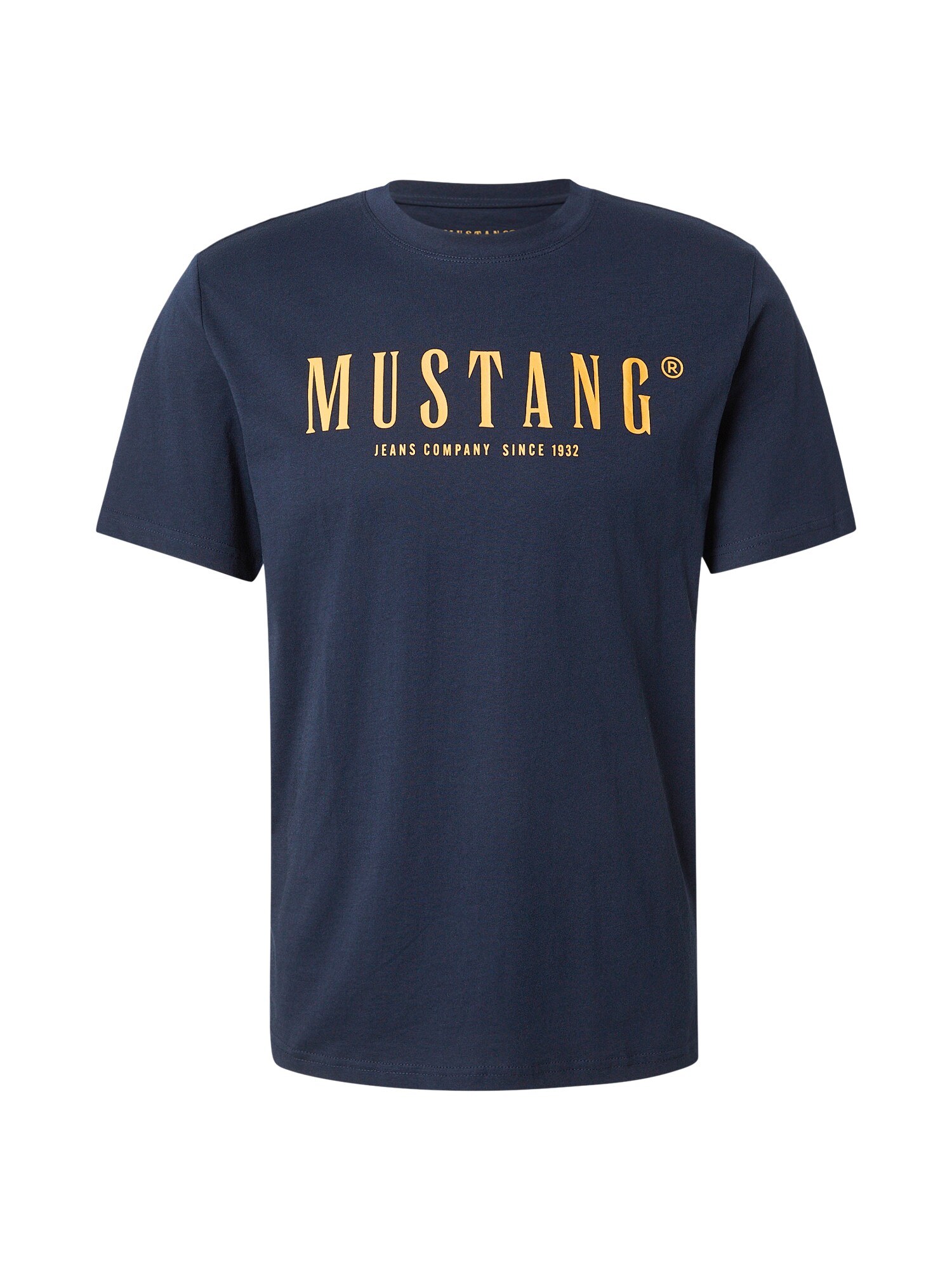 MUSTANG Tricou AUSTIN  albastru marin / galben