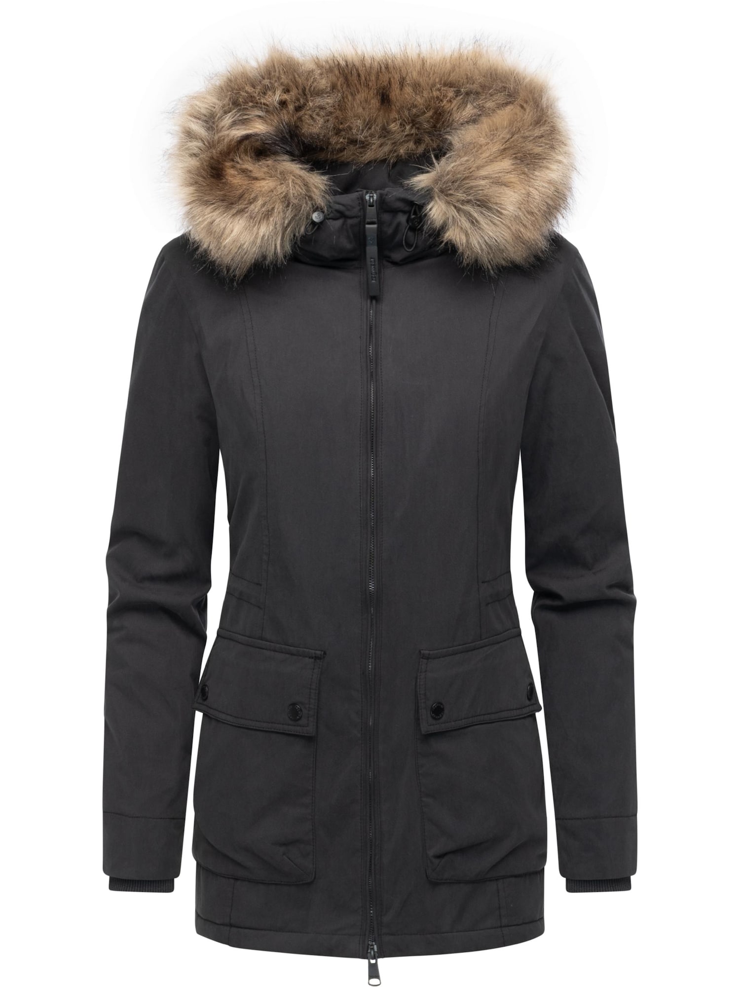 Ragwear Palton de iarnă Monadetta Youmodo  negru