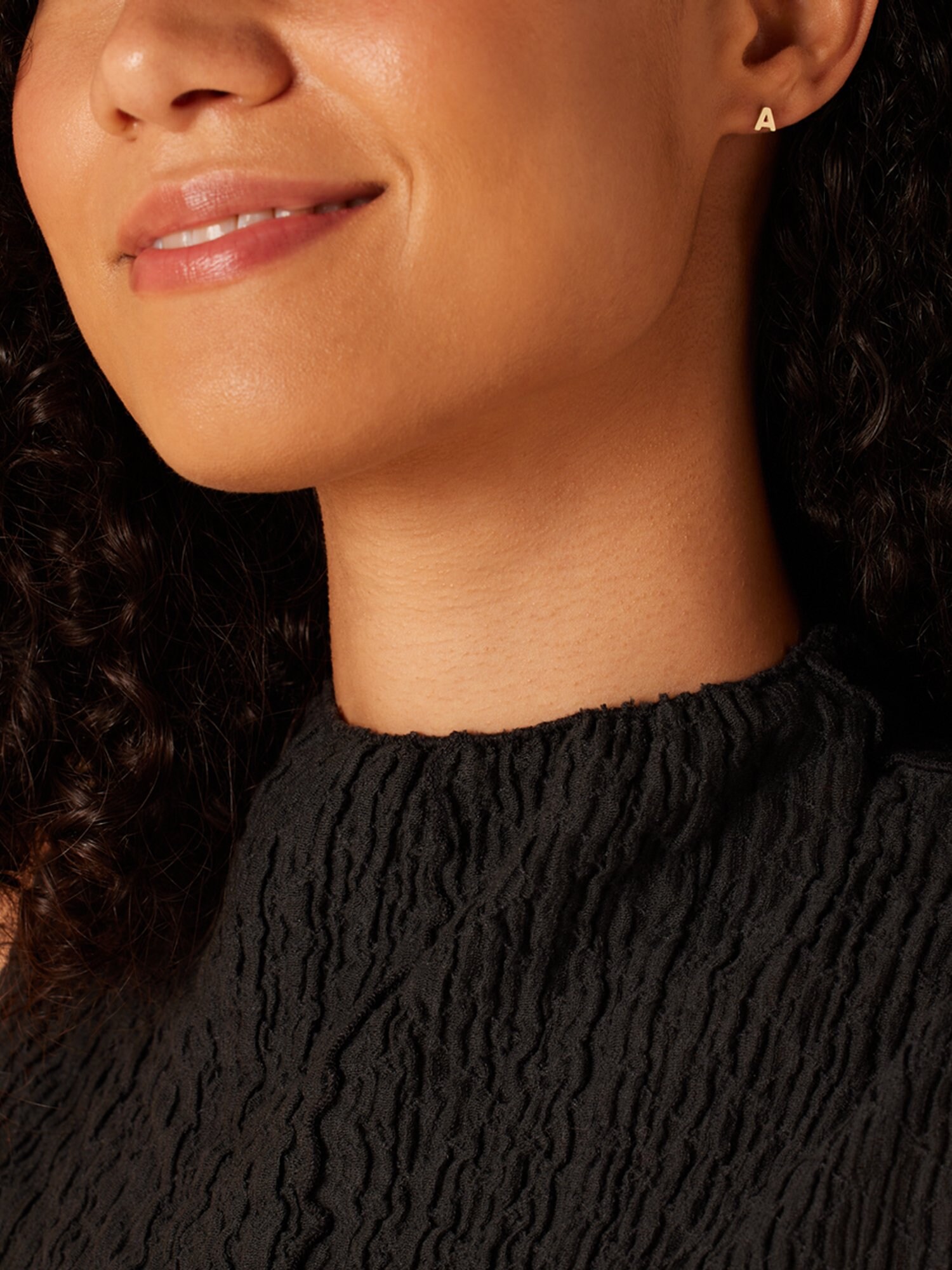 Thumbnail - Lucardi Ohrringe Buchstabe