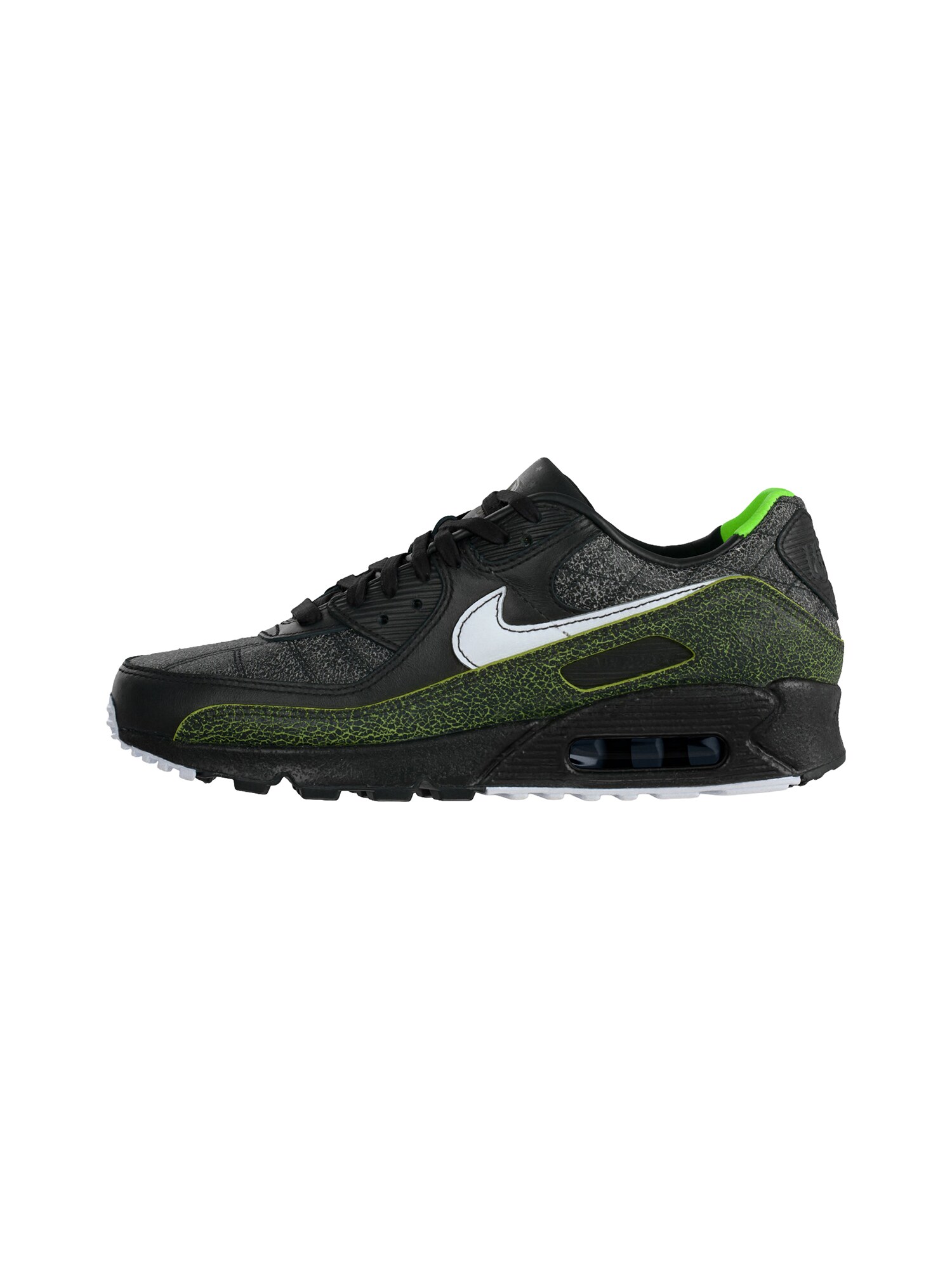 Nike Sportswear Sneaker low 'AIR MAX 90'  verde neon / negru / negru amestecat / alb murdar