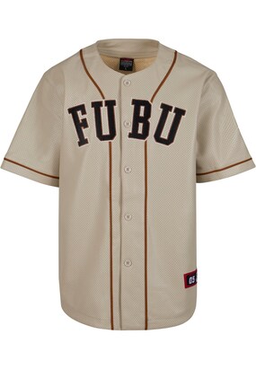 Fubu Shirt Beige / Bruin / Zwart / Wit