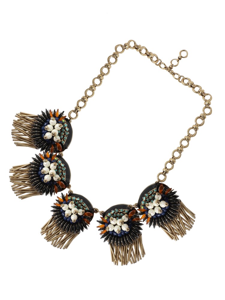 SOHI Kette ' Melba ' Damen Größe Onesize gold / mischfarben