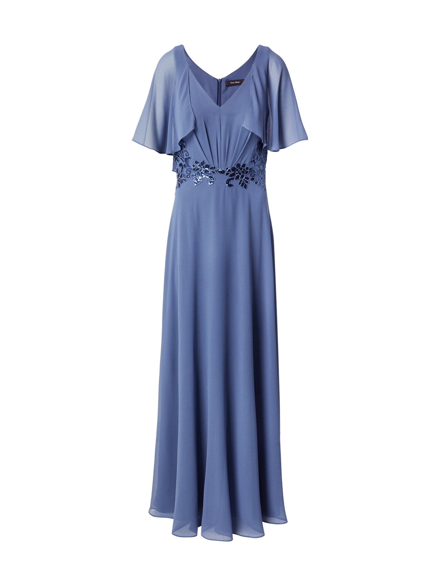 Vera Mont Rochie de seară  albastru porumbel