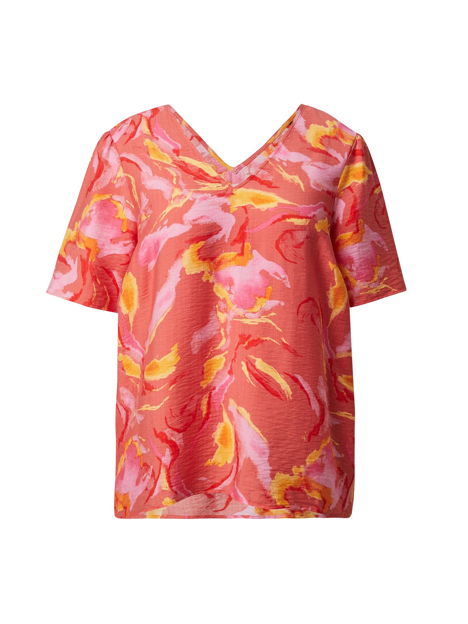 Vero Moda Curve Blúzka 'VMCCILLE' oranžová / koralová / ohnivo červená