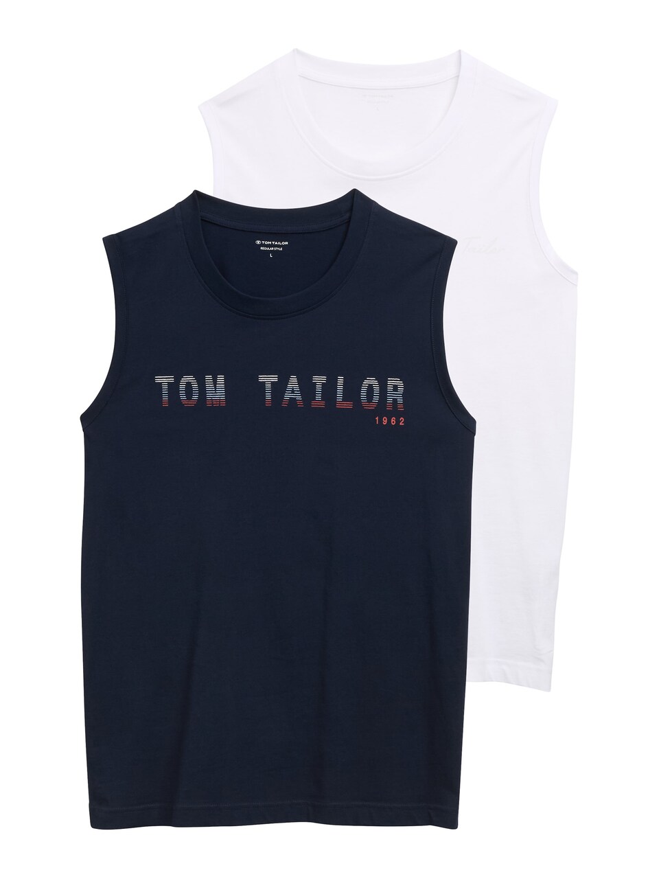 T-shirt mörkblå / röd