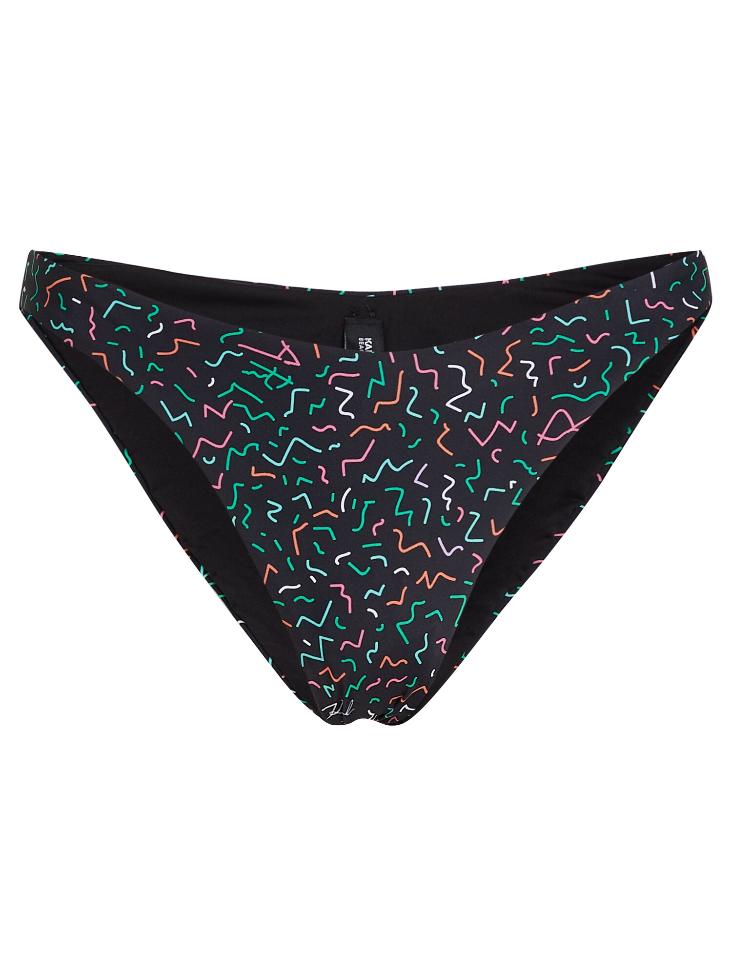 Karl Lagerfeld Bikini nadrágok 'Geometric'  kék / zöld / lila / narancs / fekete akciós termékkép 1