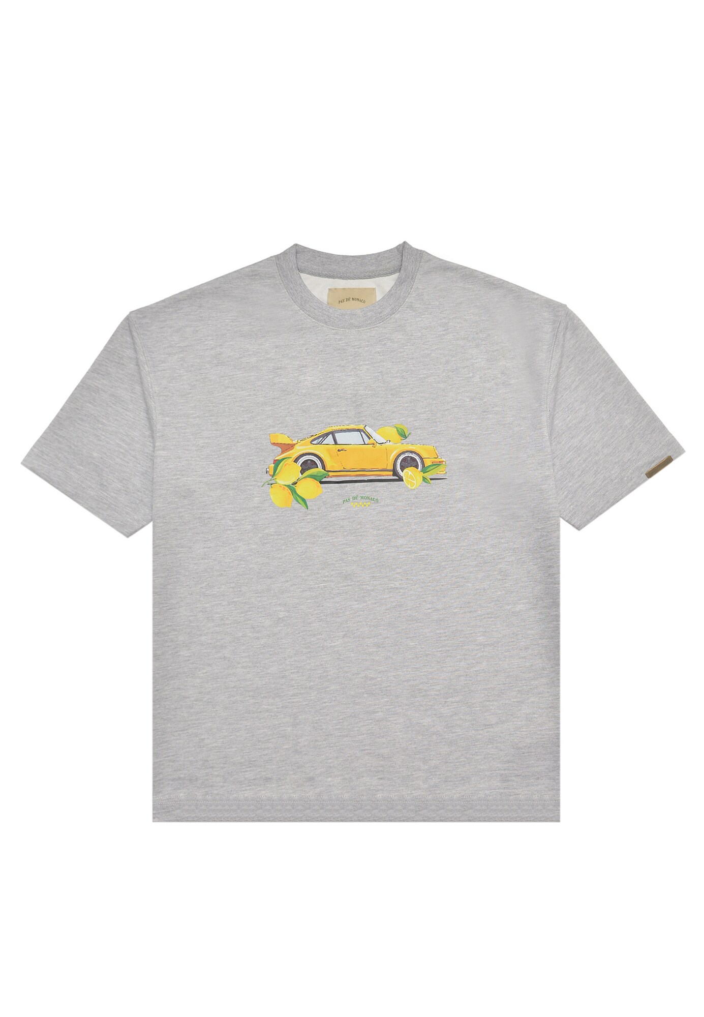 Pas De Monaco Camiseta 'Lemond'  amarillo / gris / verde