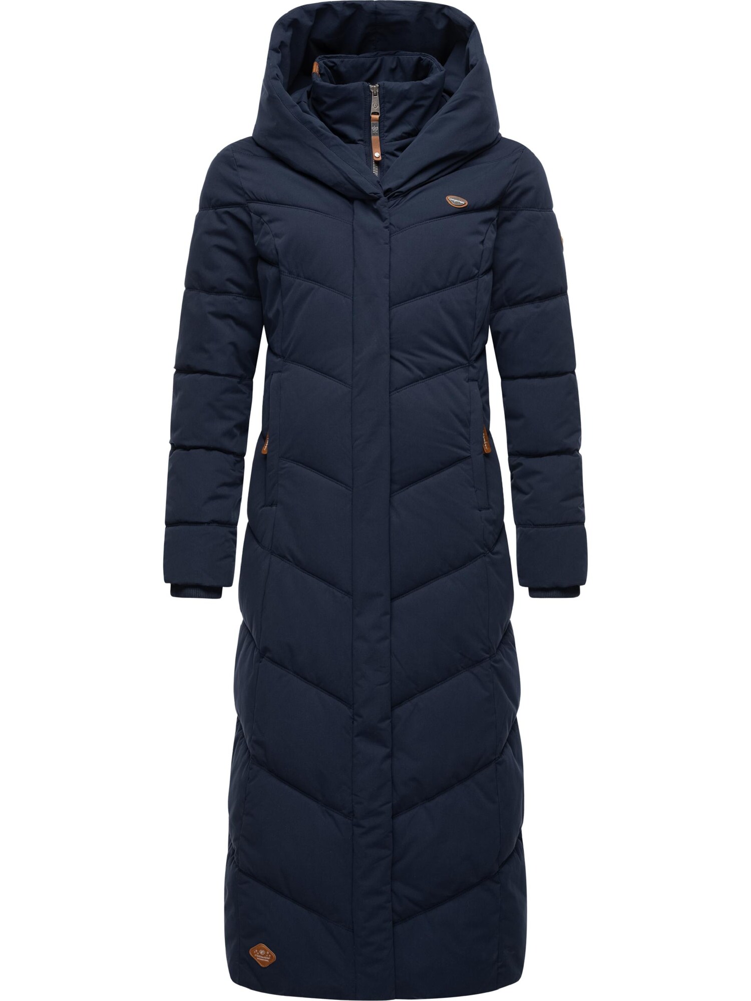 Ragwear Palton de iarnă Natalka  bleumarin / maro / alb