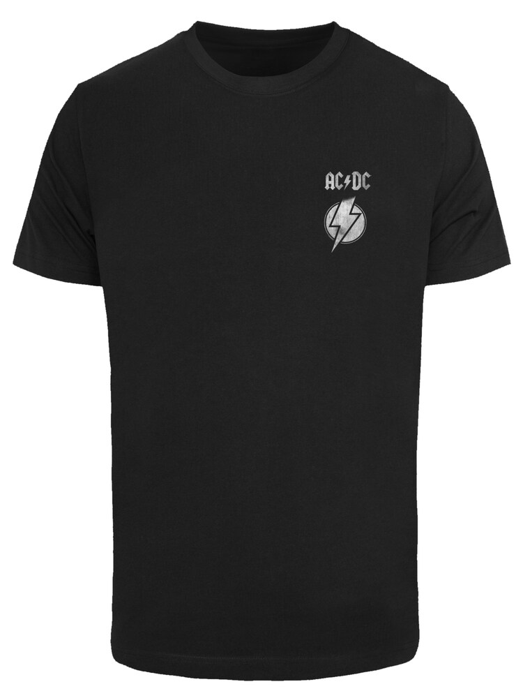 F4NT4STIC T-Shirt 'ACDC Lightning Bolt' Herren Größe XXXL schwarz / weiß