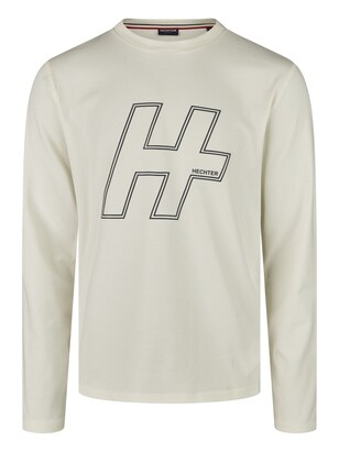 HECHTER PARIS Shirt Zwart / Offwhite