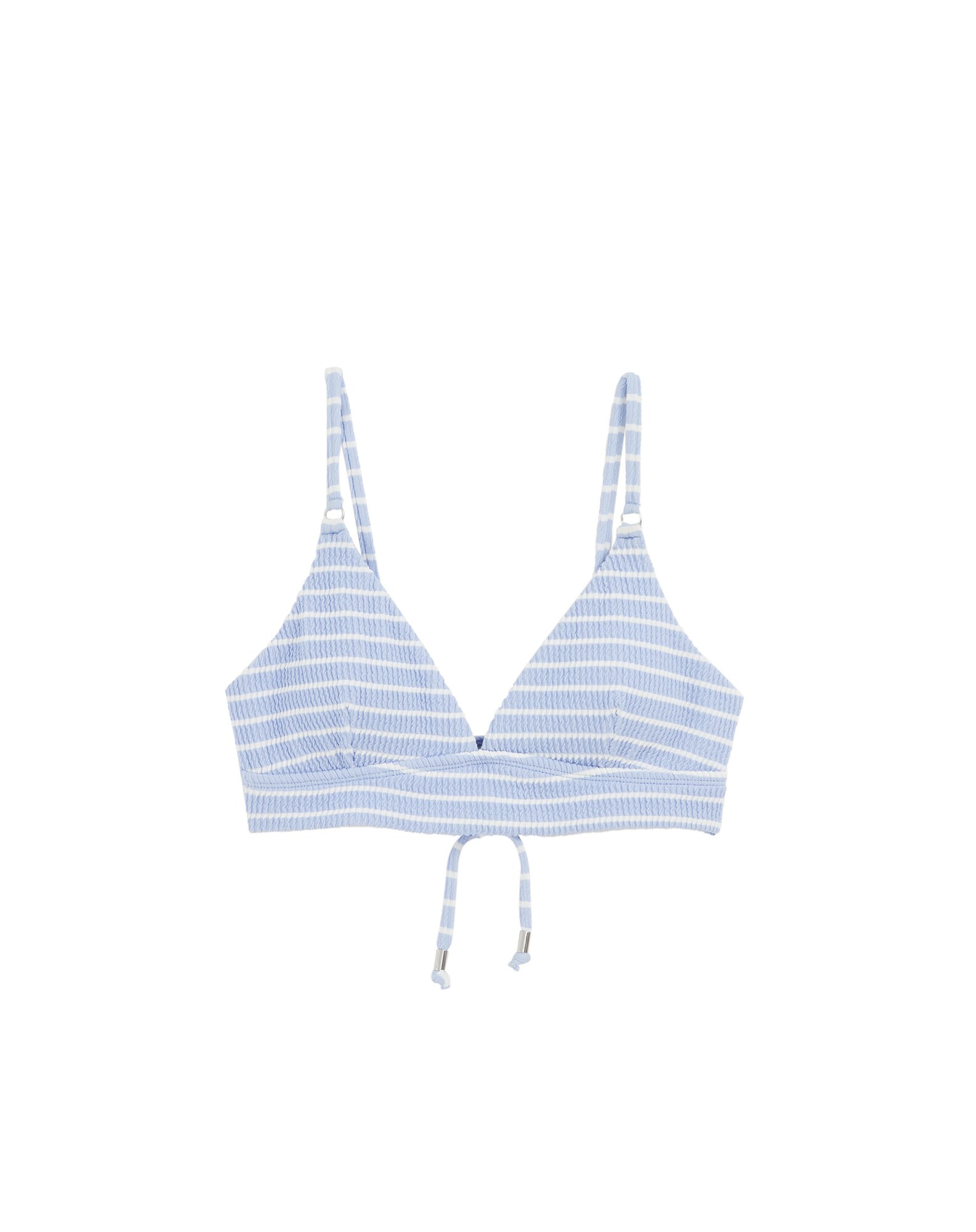 WE Fashion Bikini felső  világoskék / fehér akciós termékkép 1