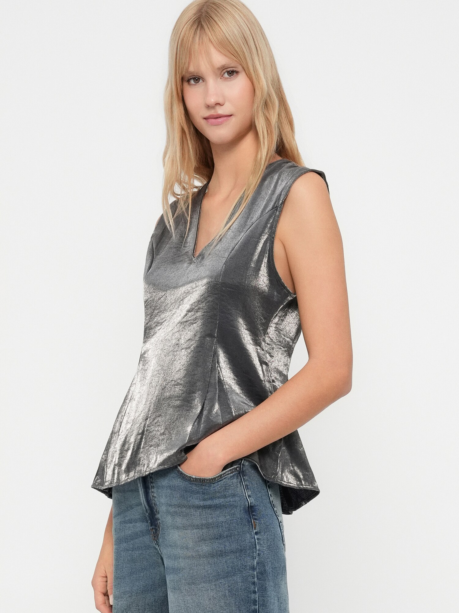 SELECTED Top 'SLFMARGOT'  čierna (obrázok 6)
