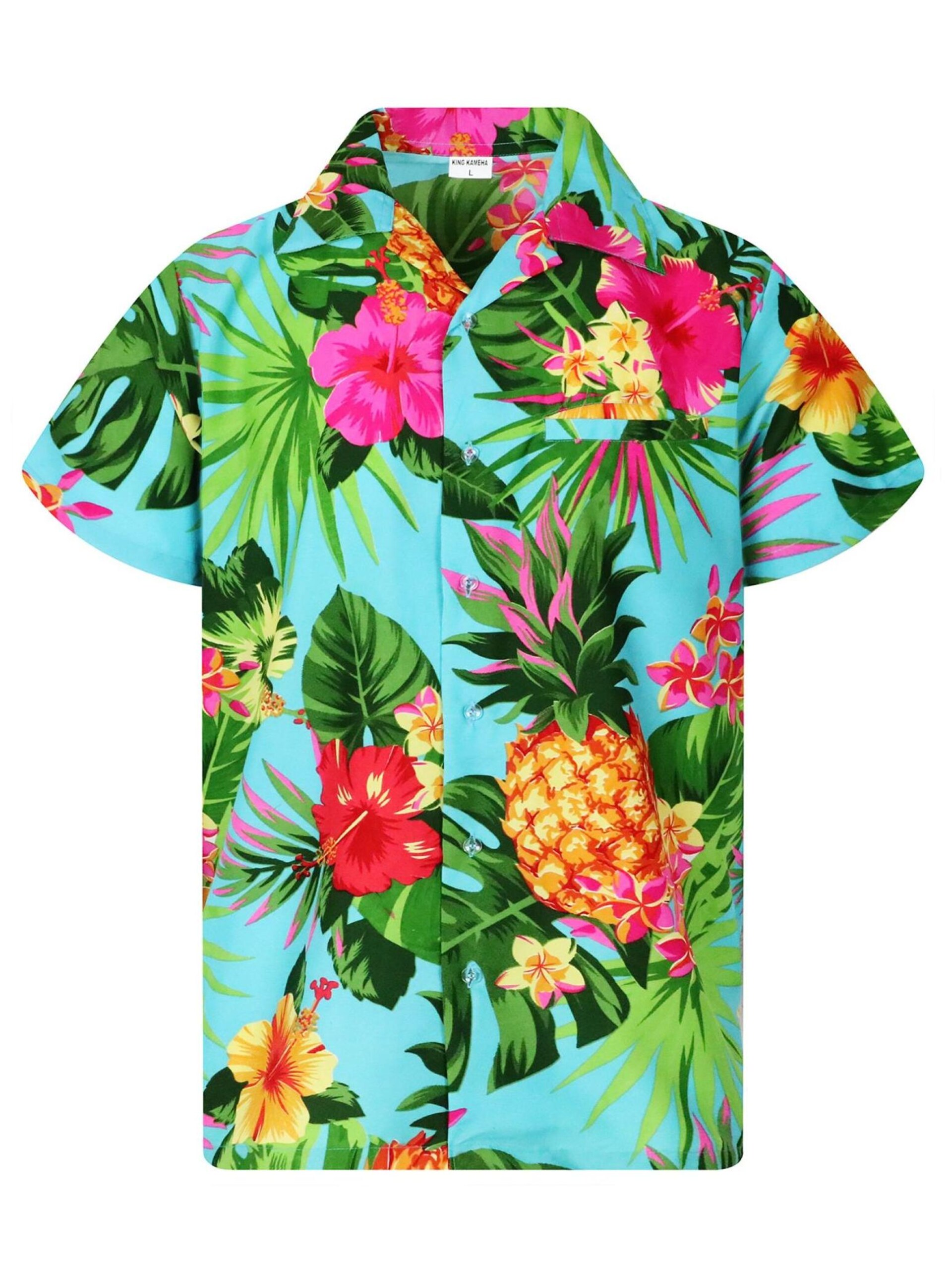 King Kameha T-shirt 'Pineapple' herr