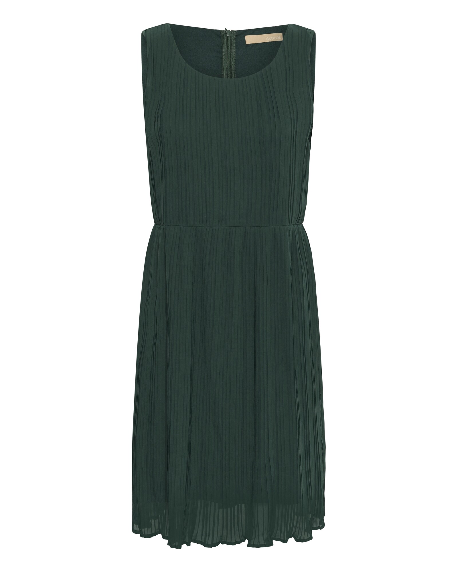 CULTURE Vestido 'CULikea'  verde oscuro