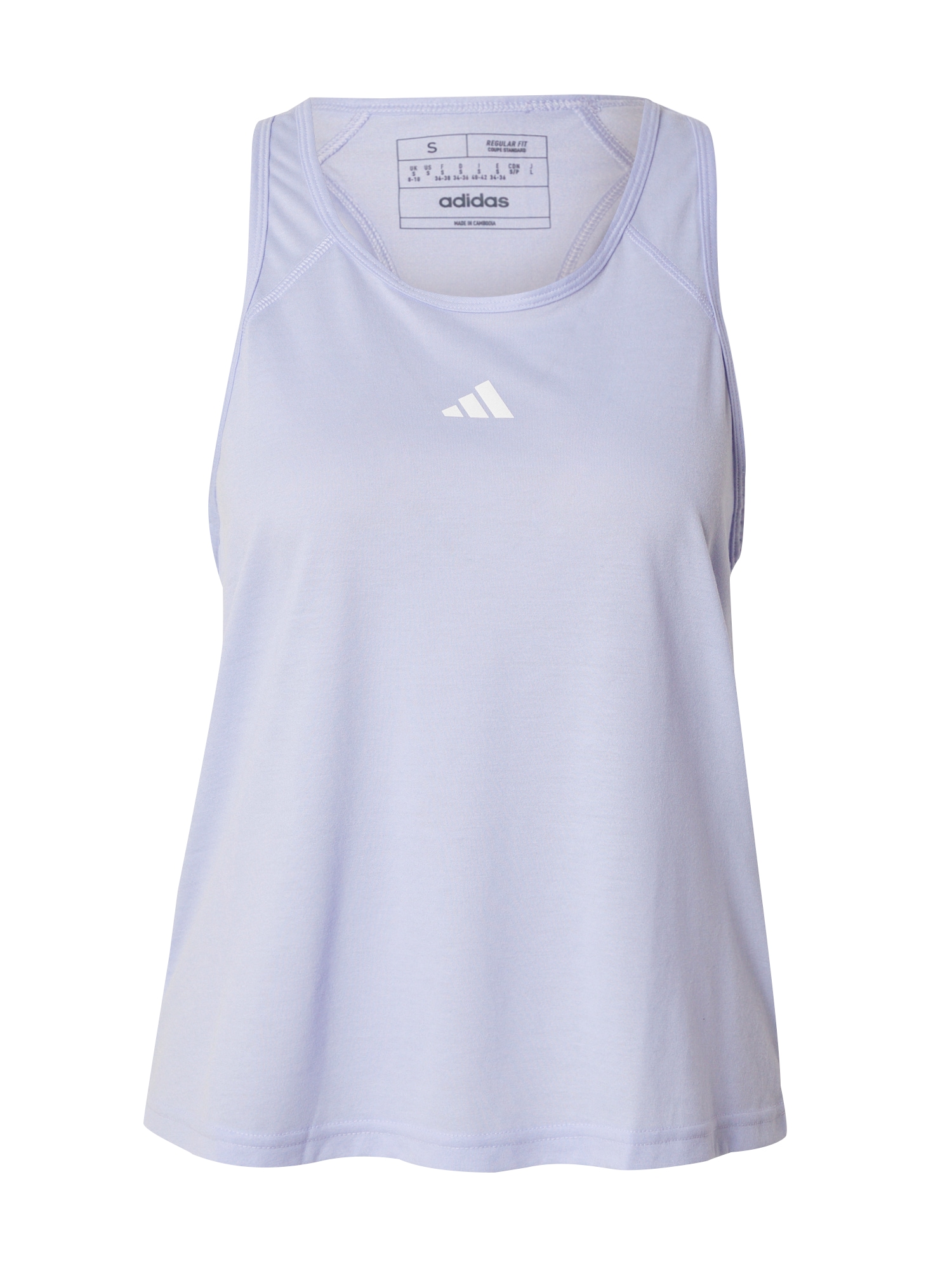 ADIDAS PERFORMANCE Športový top 'Train Essentials'  svetlofialová / biela