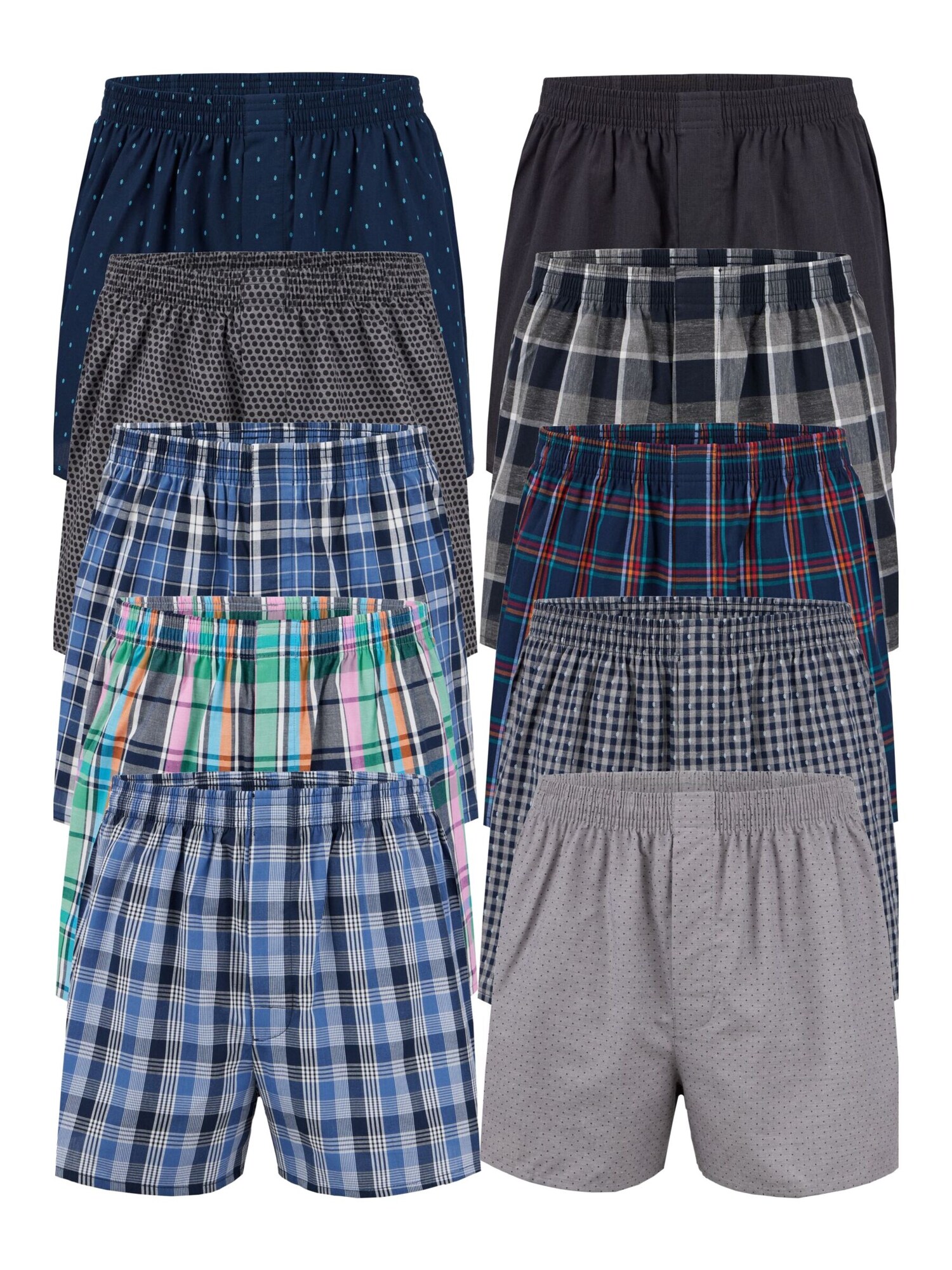 Thumbnail - City Life Boxershorts City Life Boxershorts im 10er-Pack kariert
