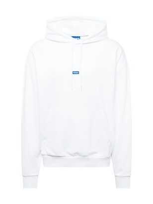 HUGO Sweatshirt ‘Nalonso’ Blauw / Wit