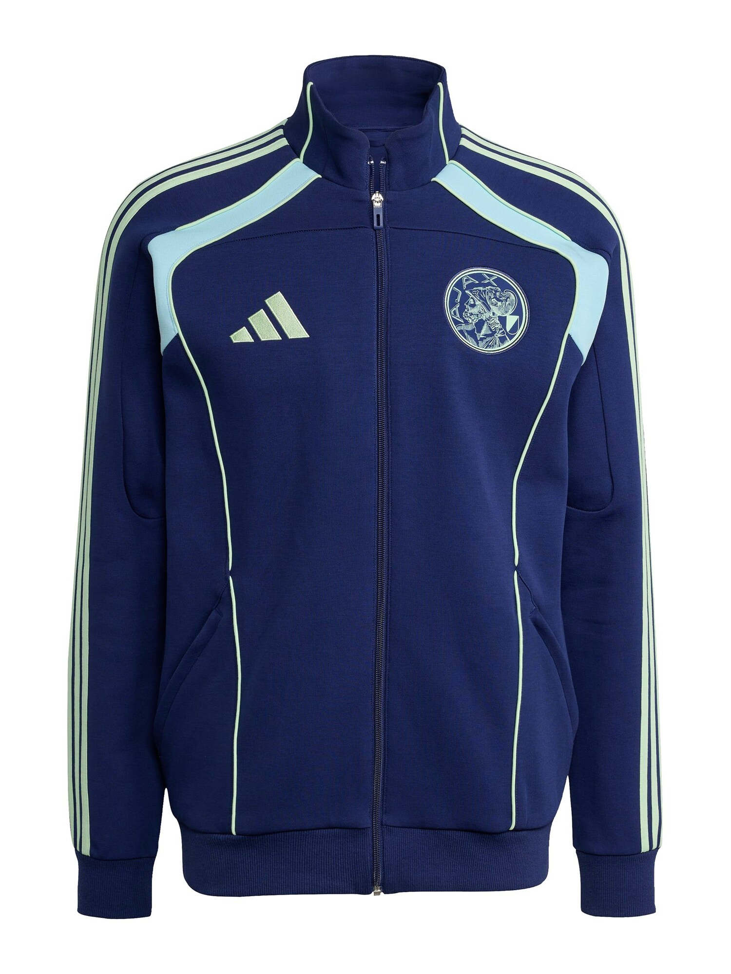 ADIDAS PERFORMANCE Tréningdzseki 'AJAX UBP DKTT'  világoskék / sötétkék / menta akciós termékkép 1