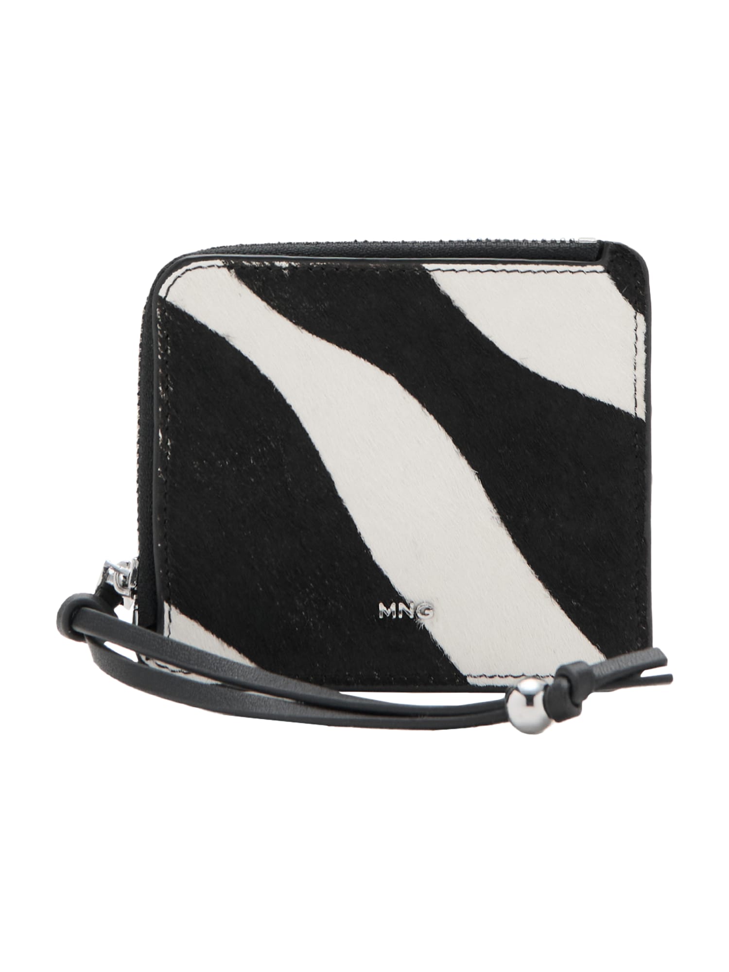 MANGO Etui MARVIN  negru / alb
