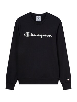 Champion Sudadera  negro / blanco