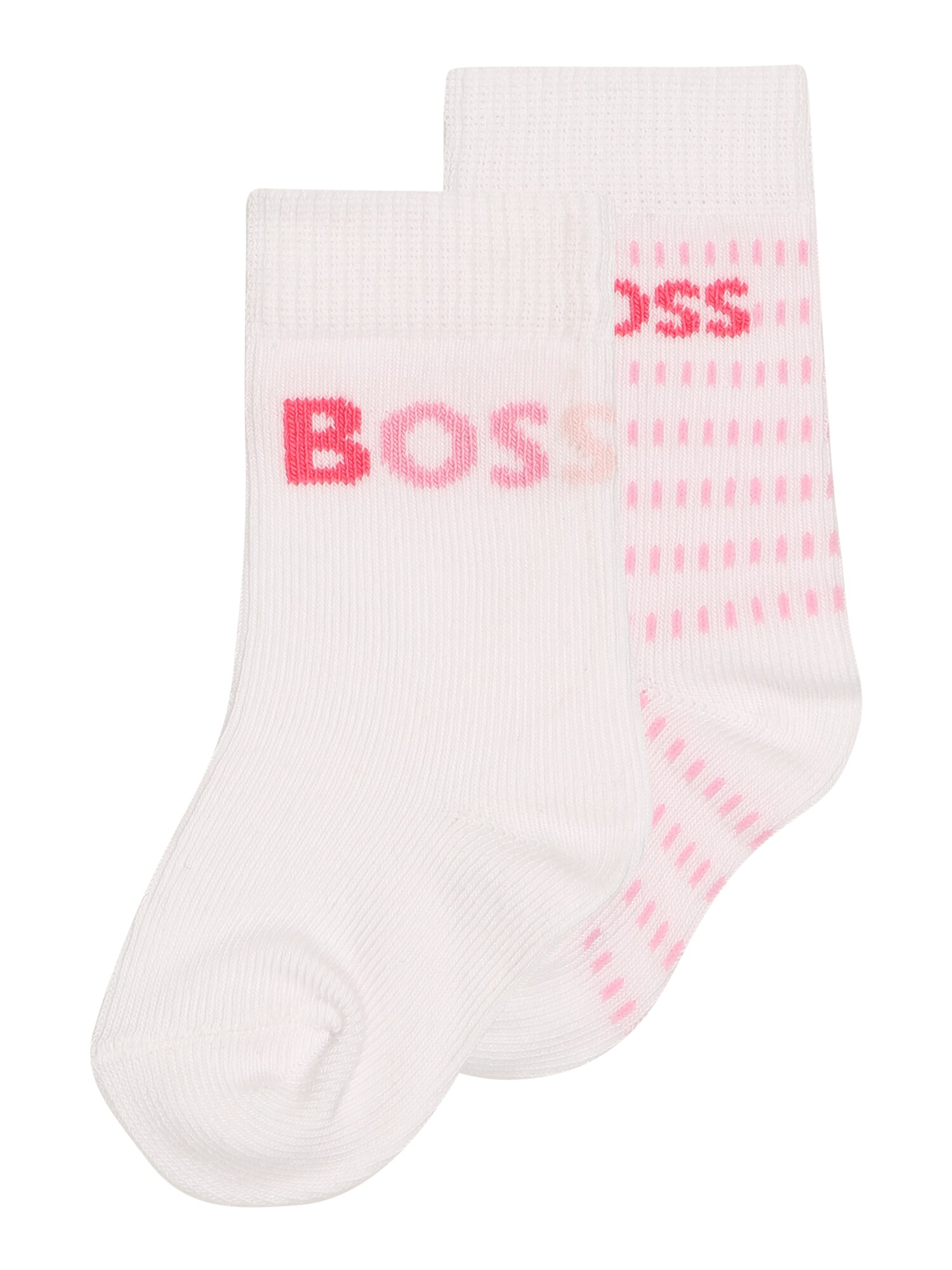 BOSS Kidswear Kojinės balta / rožių spalva / pudros spalva / pitajų spalva