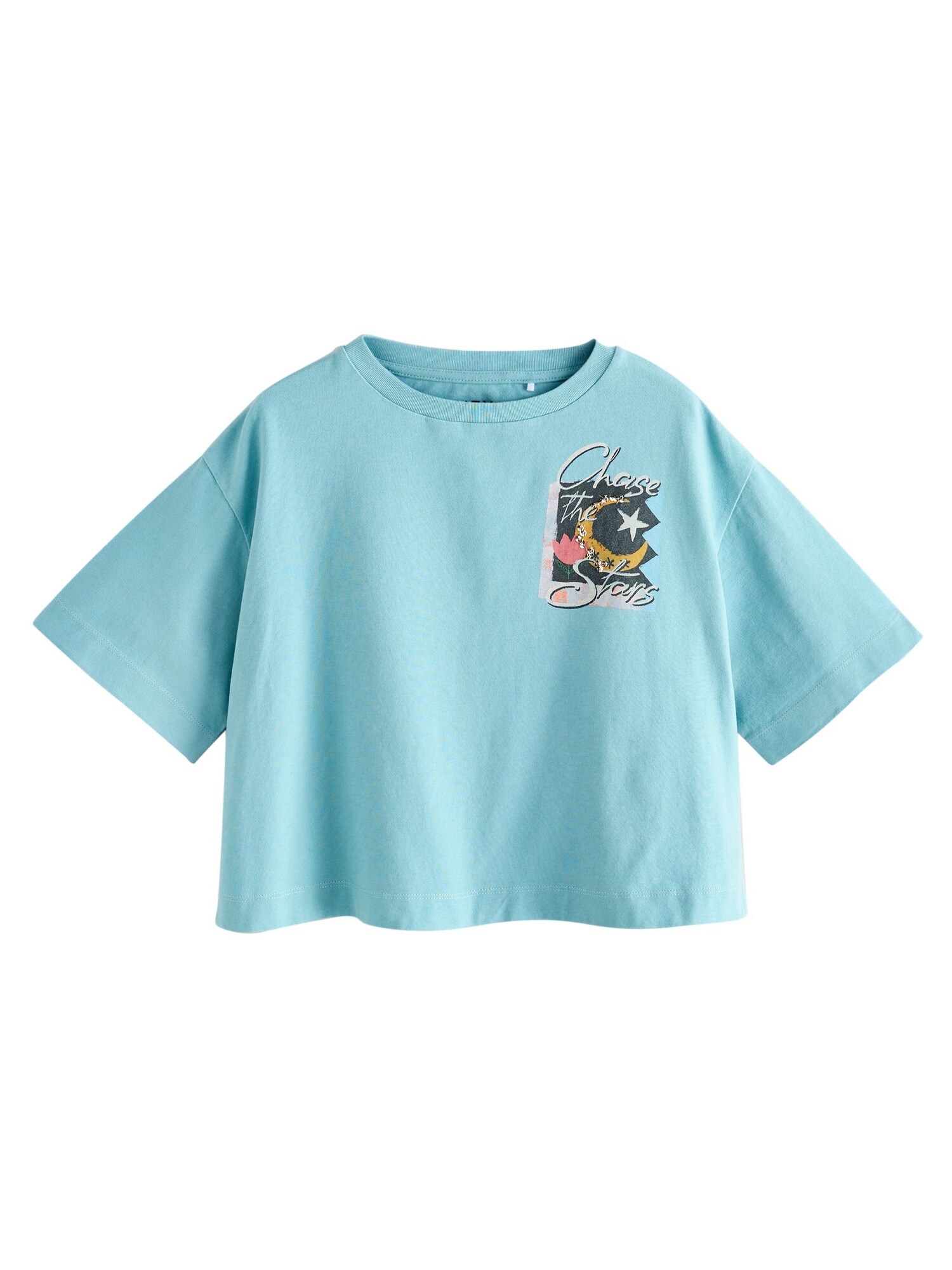 Next Tricou  bej deschis / galben șofran / verde / roșu