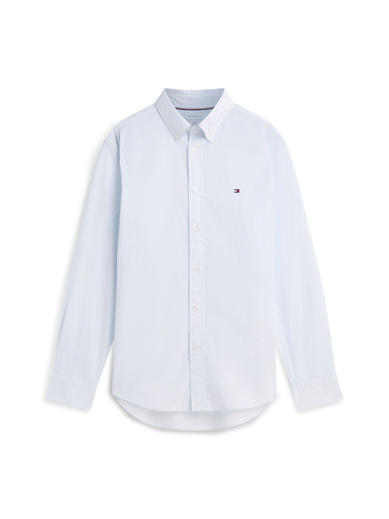 TOMMY HILFIGER Košeľa 'FLEX'  svetlomodrá / biela