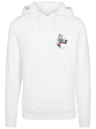 F4NT4STIC Sweatshirt ‘Tom And Jerry Faux Pocket Frankenstein Tom’ Blauw / Bruin / Rood / Wit