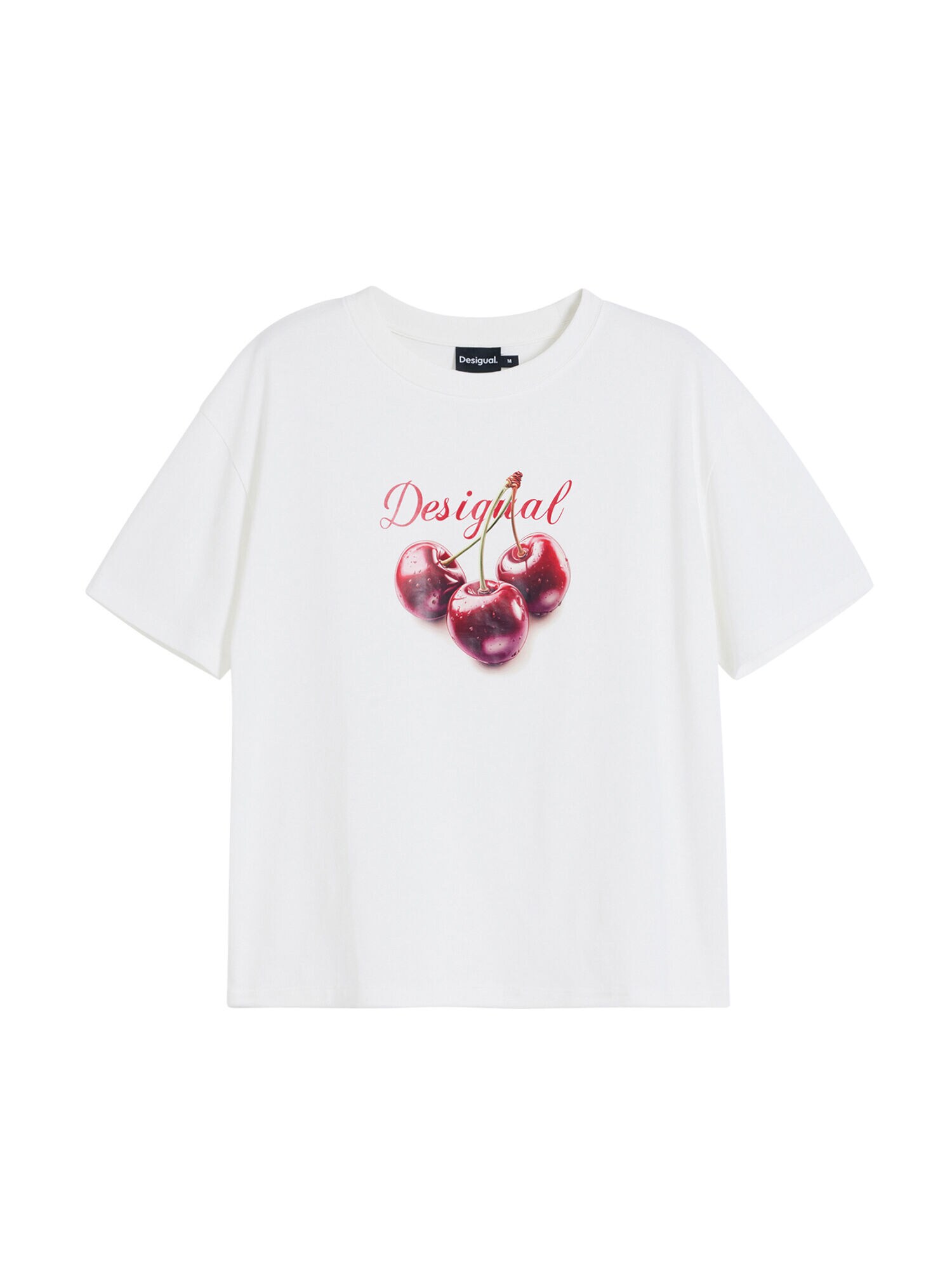 Desigual Póló 'Cherry'  cseresznyepiros / fehér akciós termékkép 1