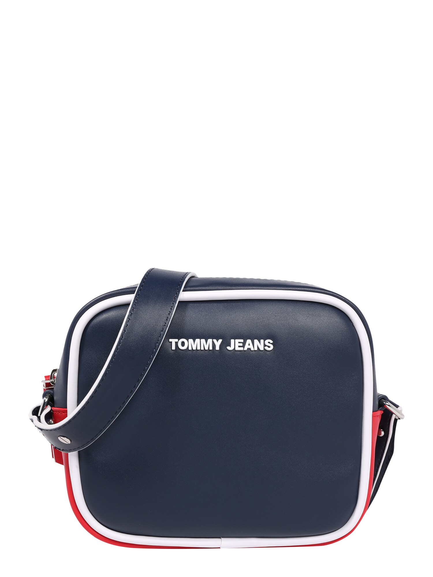 Tommy Jeans Rankinė su ilgu dirželiu 'Femme'  tamsiai mėlyna / raudona / balta