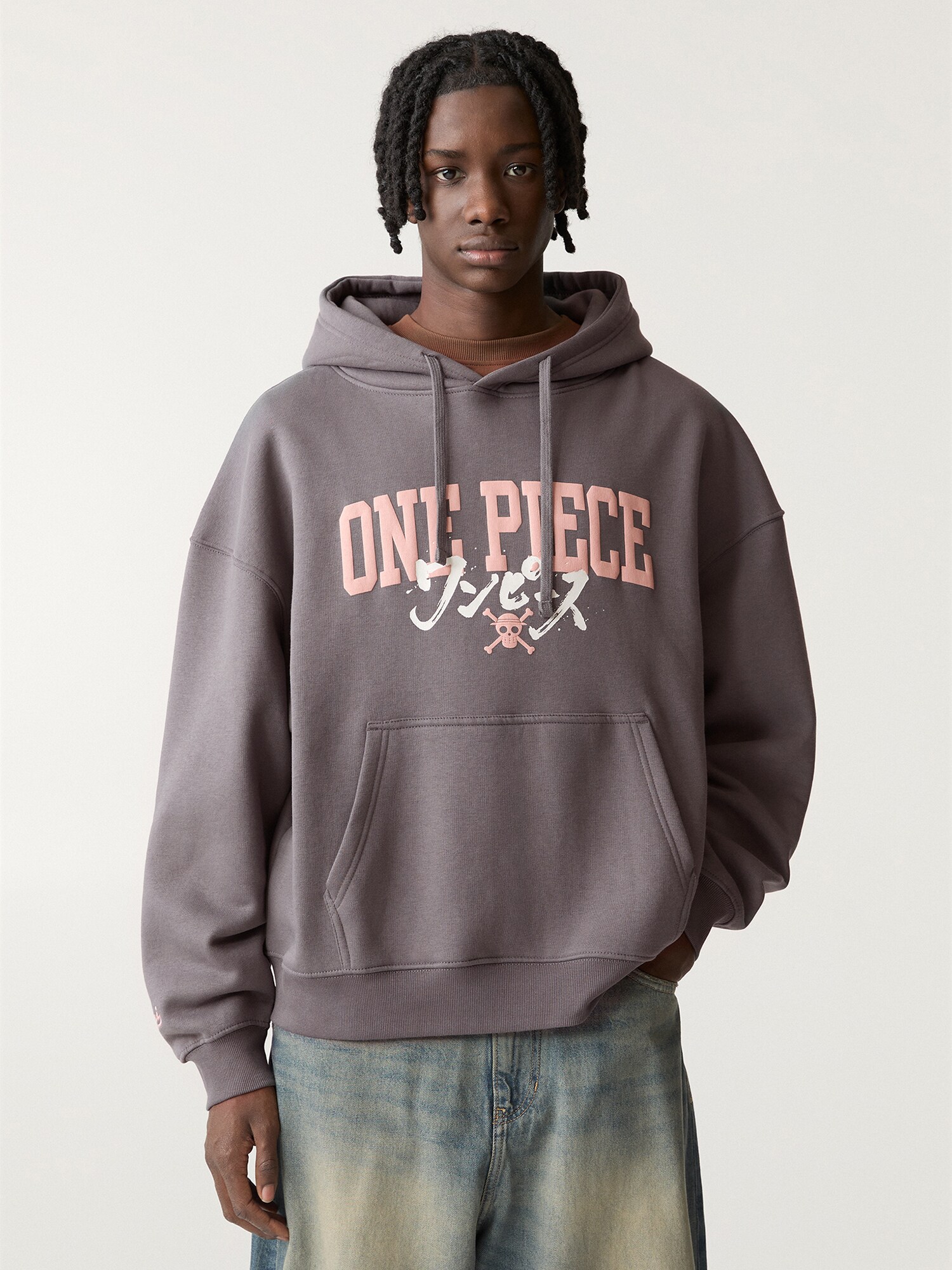 Pull&Bear Tréning póló  kő / pasztellnarancs / fehér termék 2. képe