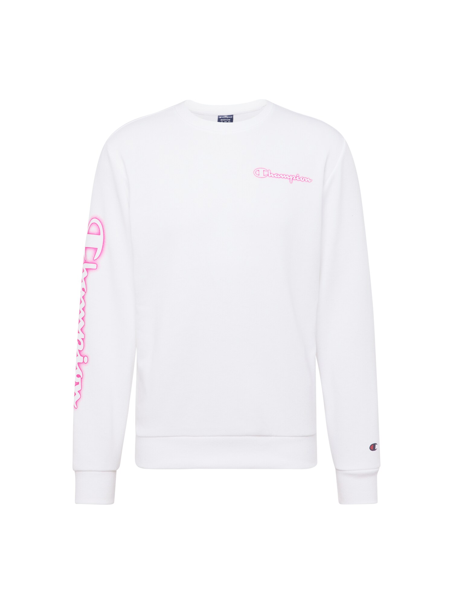Champion Authentic Athletic Apparel Суичър  розово / бяло