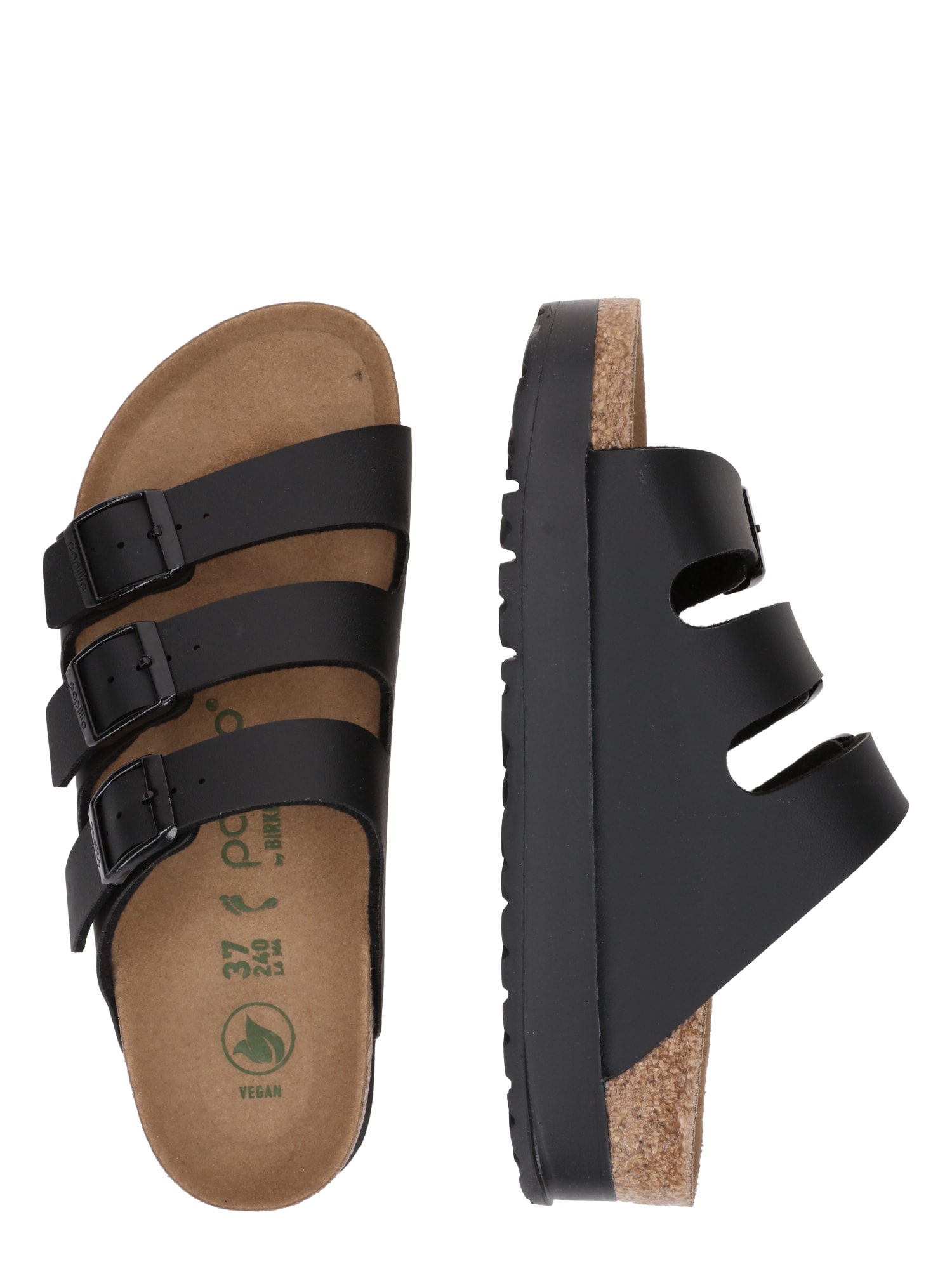 BIRKENSTOCK Papucs fekete termék 2. képe