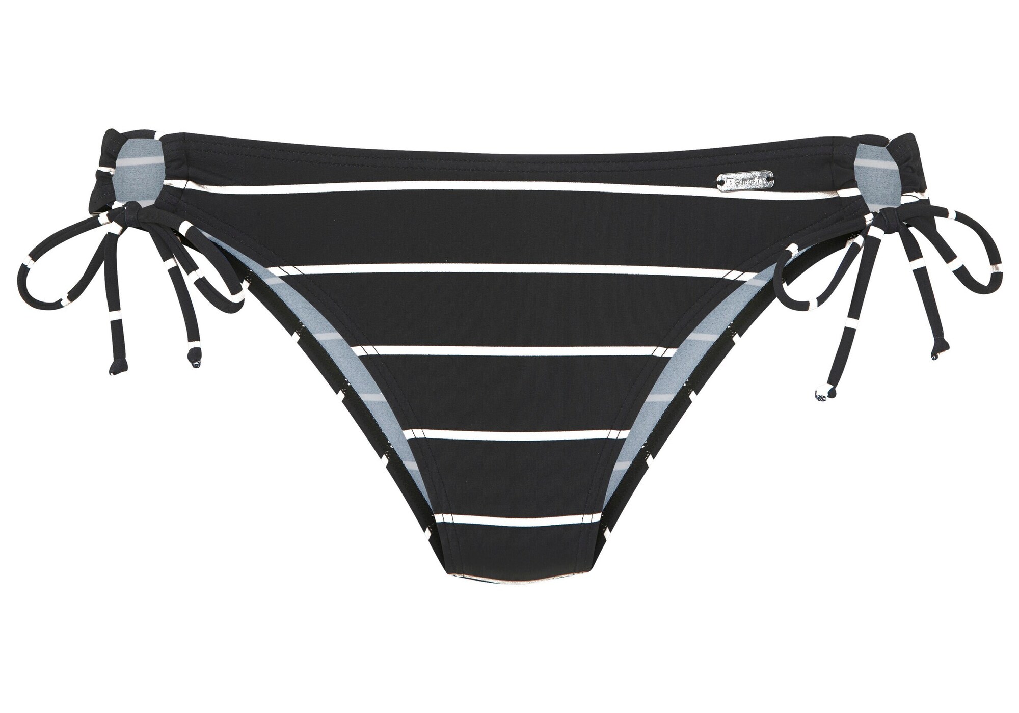 BENCH Bikini nadrágok  fekete / piszkosfehér akciós termékkép 1