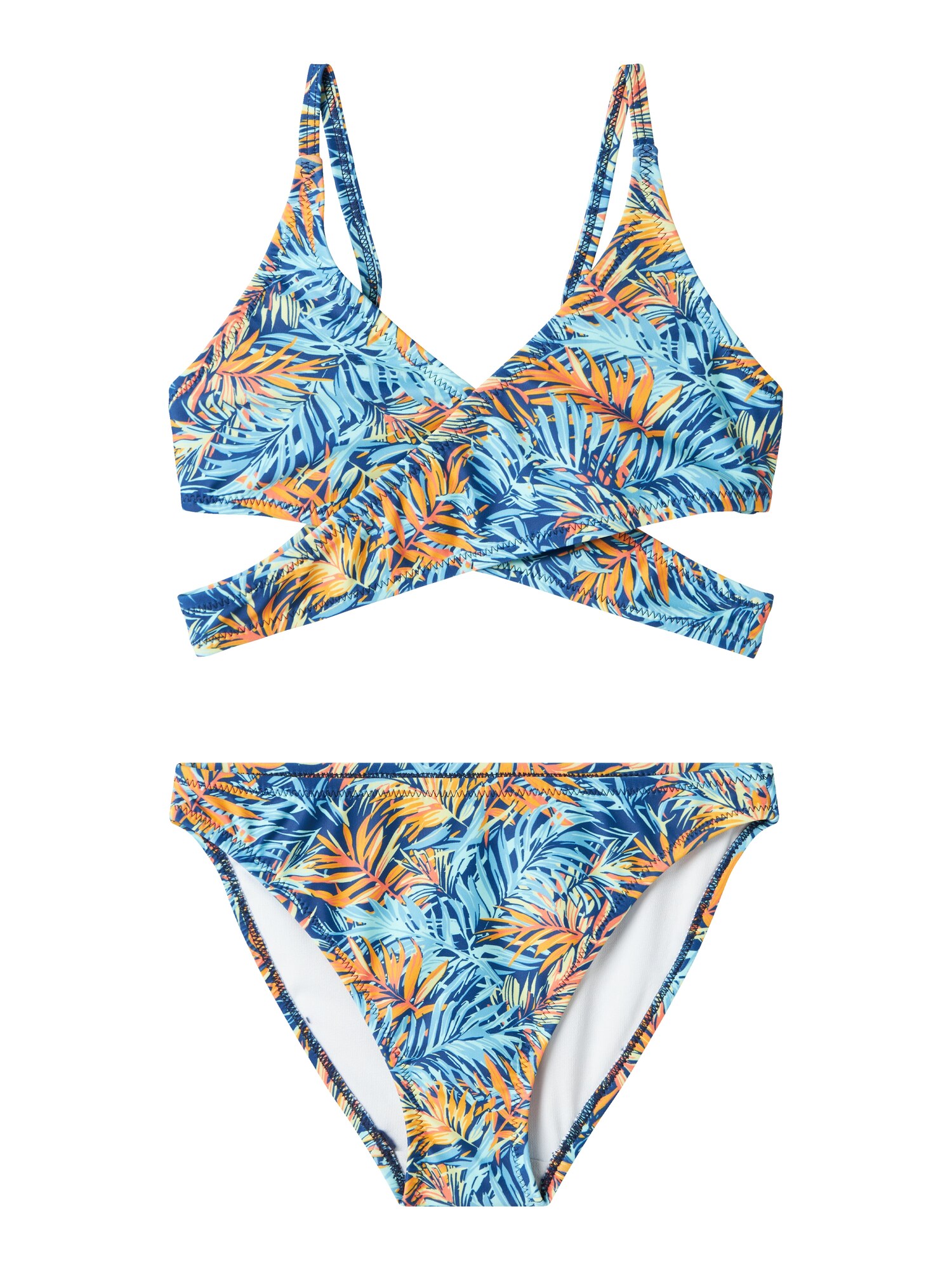 NAME IT Bikini 'ZELINE'  kék / narancs akciós termékkép 1