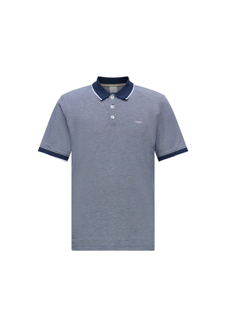 T-shirt 'JPRBLUALVES' marinblå / blåmelerad