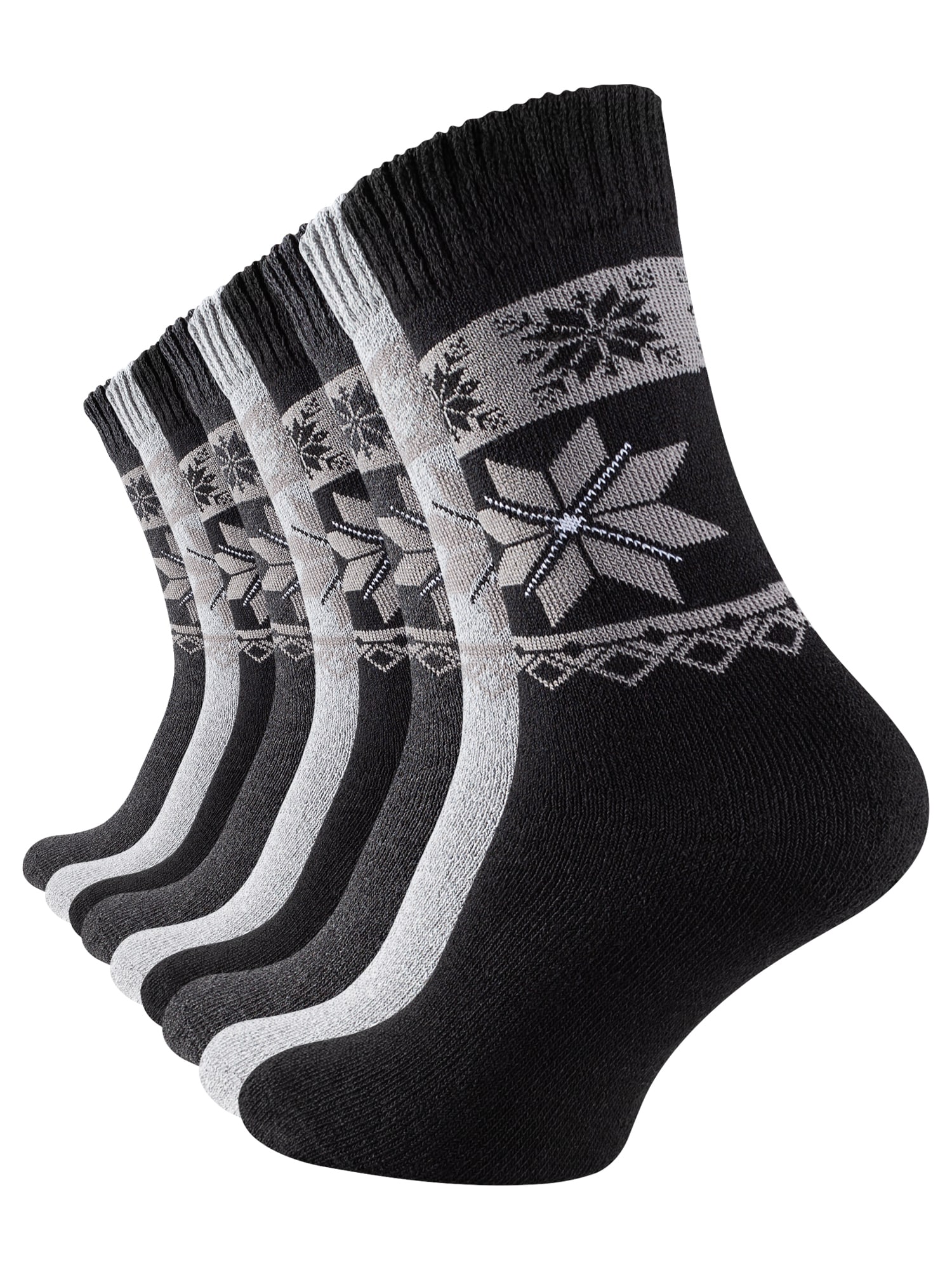 Cotton Prime Calcetines  gris claro / gris oscuro / negro